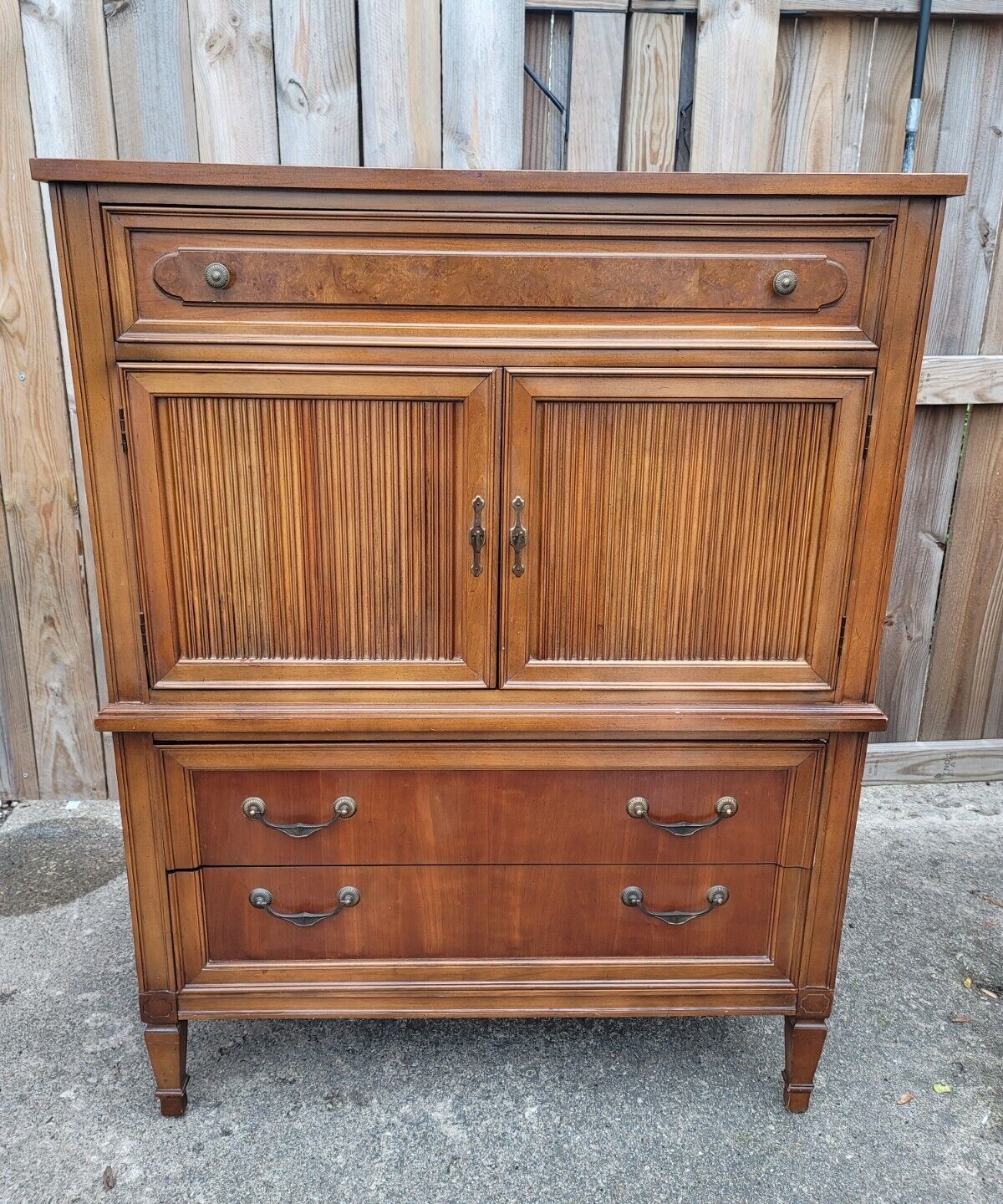 VIGNOLA FURNITURE  5-Drawer Tall Highboy Dresser Chest MCM