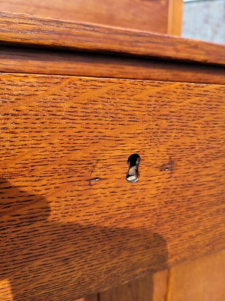 Outstanding Oak Bedroom Set 19th century