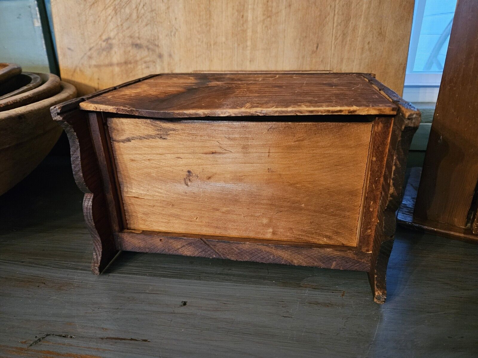 ANTIQUE EARLY 1900'S BEAUTIFUL WOOD SMALL DOLL DRESSER EDWARDIAN BEARS & DOLLS