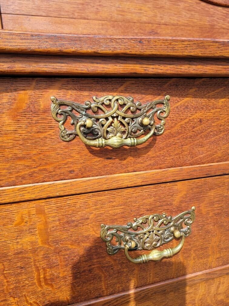 Outstanding Oak Bedroom Set 19th century
