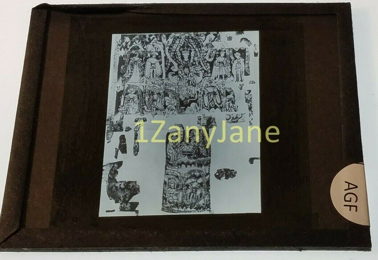 Antique Glass Magic Lantern Slide - Tapestry Art