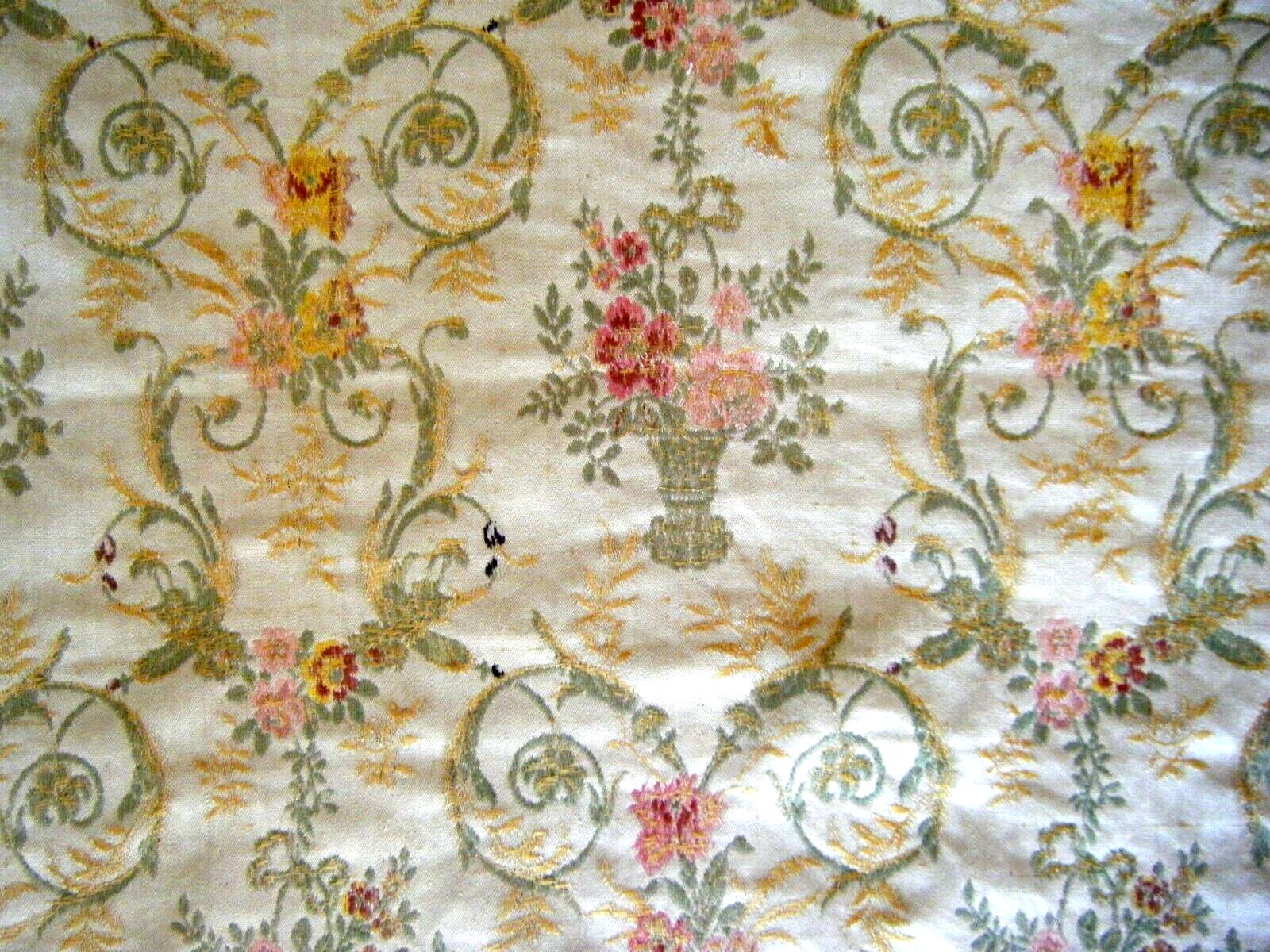 French Aubusson Tapestry Panel with Rose Vases