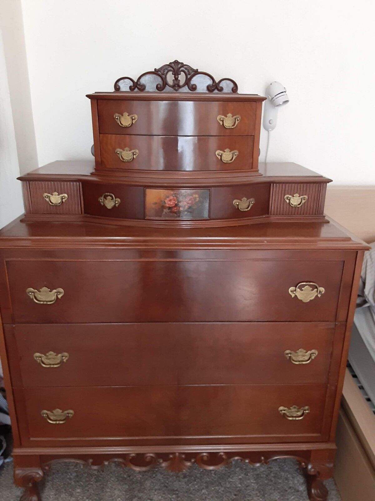 Rockford Furniture Bedroom Set 1940s with large Secretary-Antique