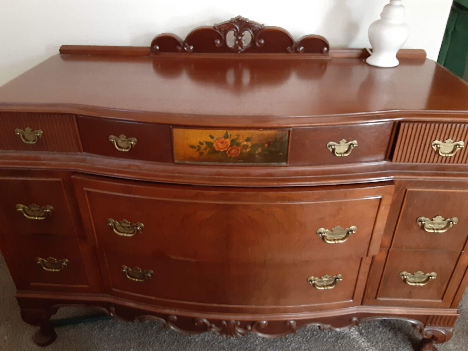 Rockford Furniture Bedroom Set 1940s with large Secretary-Antique