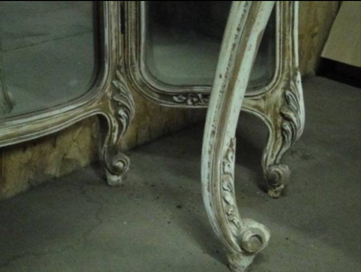 Louis XV Bedroom Full Size Set Four Pieces 32