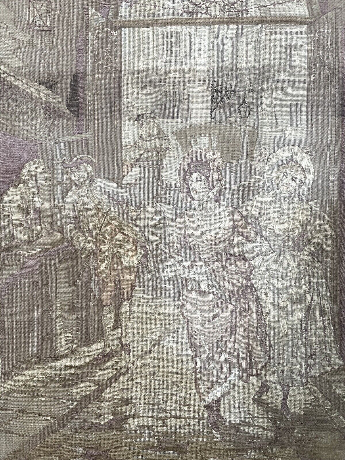 Framed Alonso Perez Tapestry, c. 1900