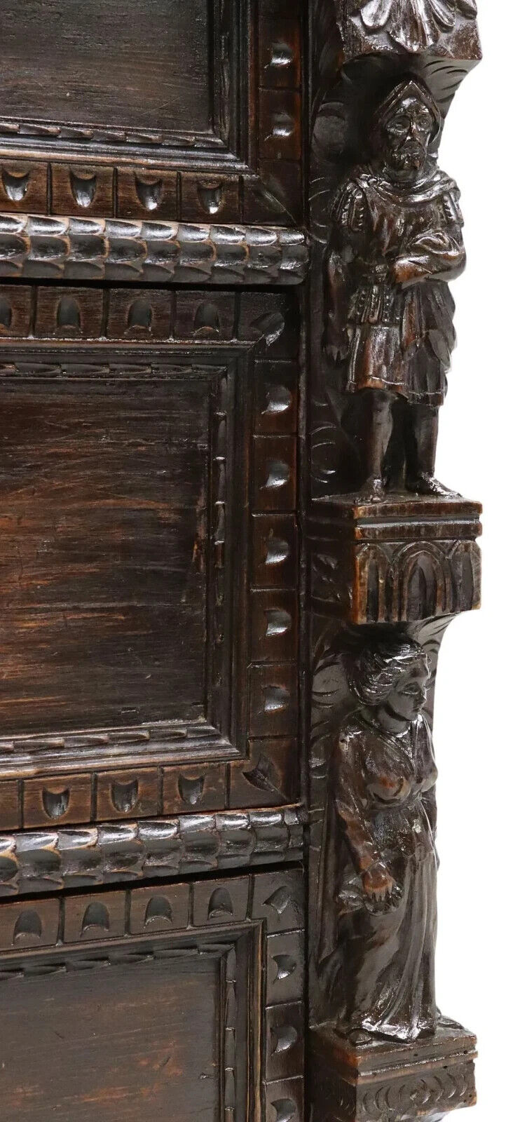 Antique Commode, Italian Renaissance Revival, Figural, Carved, 19th C., 1800s!!
