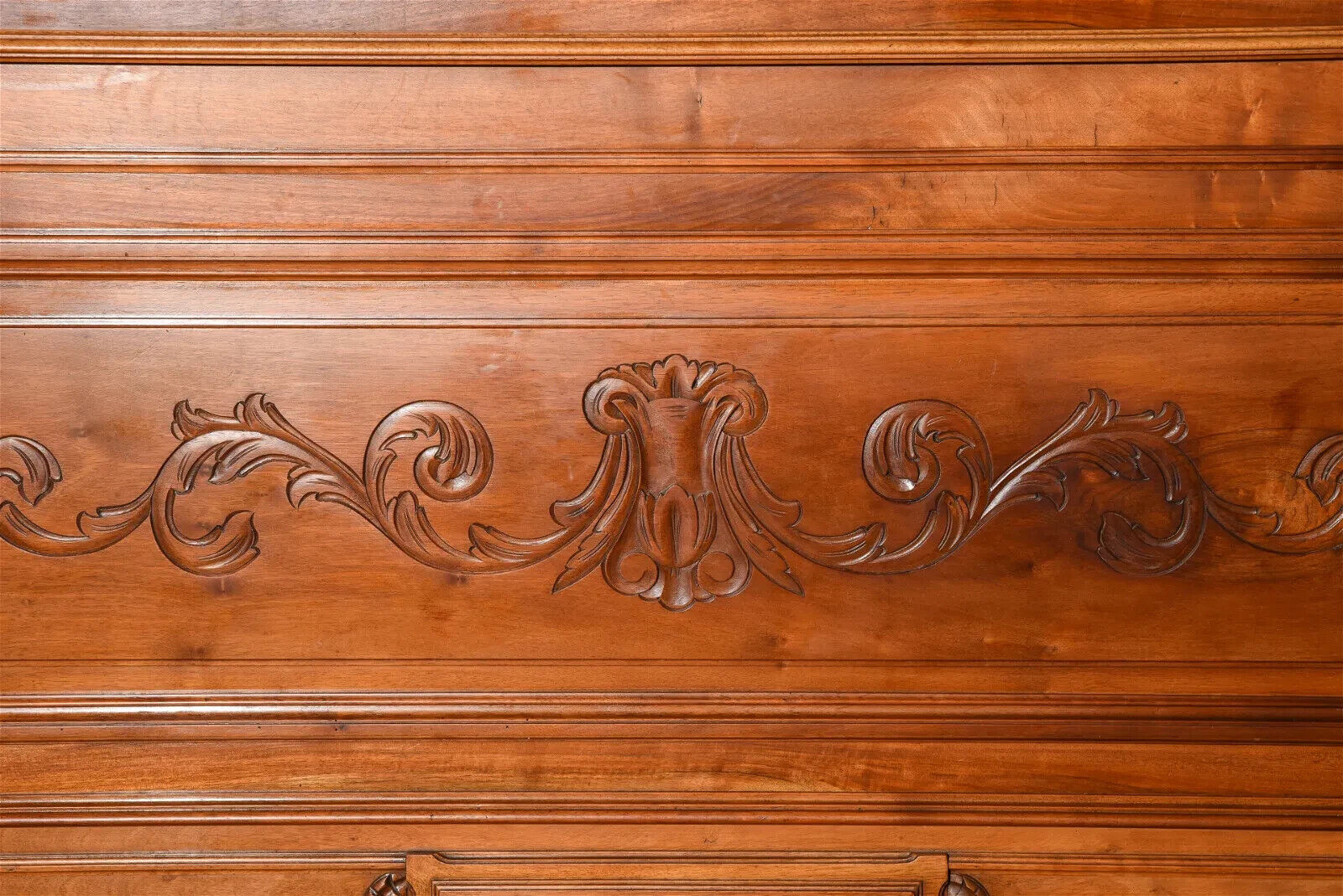 Antique Bed, Nightstand, Louis XVI Style Walnut with Rails & Marble Top,  1800s!