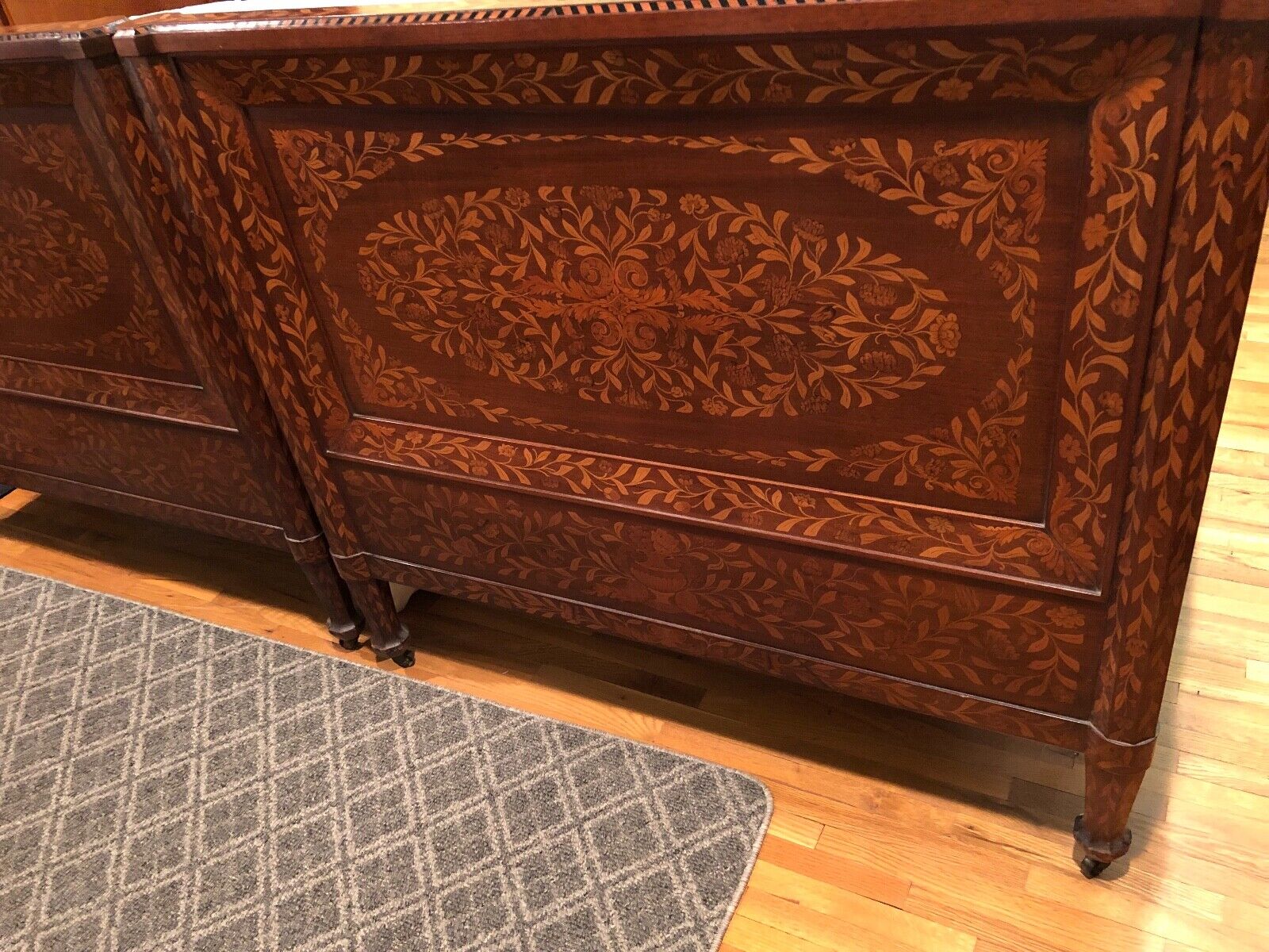 Antique Dutch Marquetry Bedroom Set