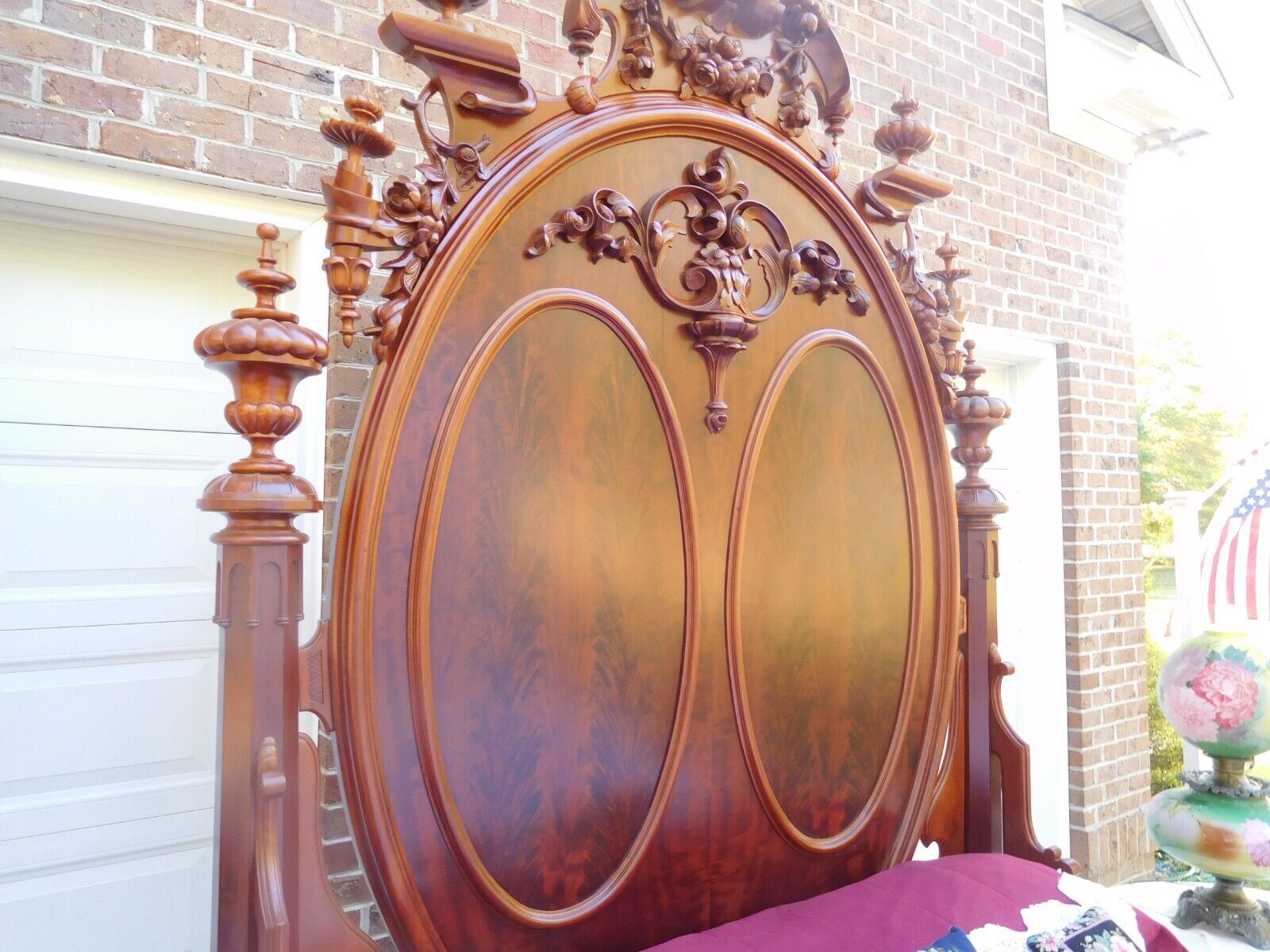 HIGHEST GRADE VICTORIAN MITCHELL & RAMMELSBERG QUEEN SIZE BEDROOM SET