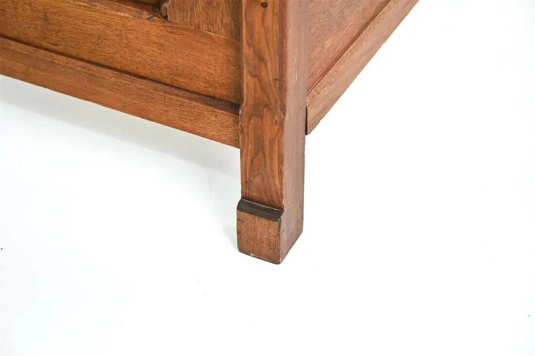 Antique Bed Frame, Victorian Eastlake, Walnut Full Bed, 19th C, 1800s, Handsome!