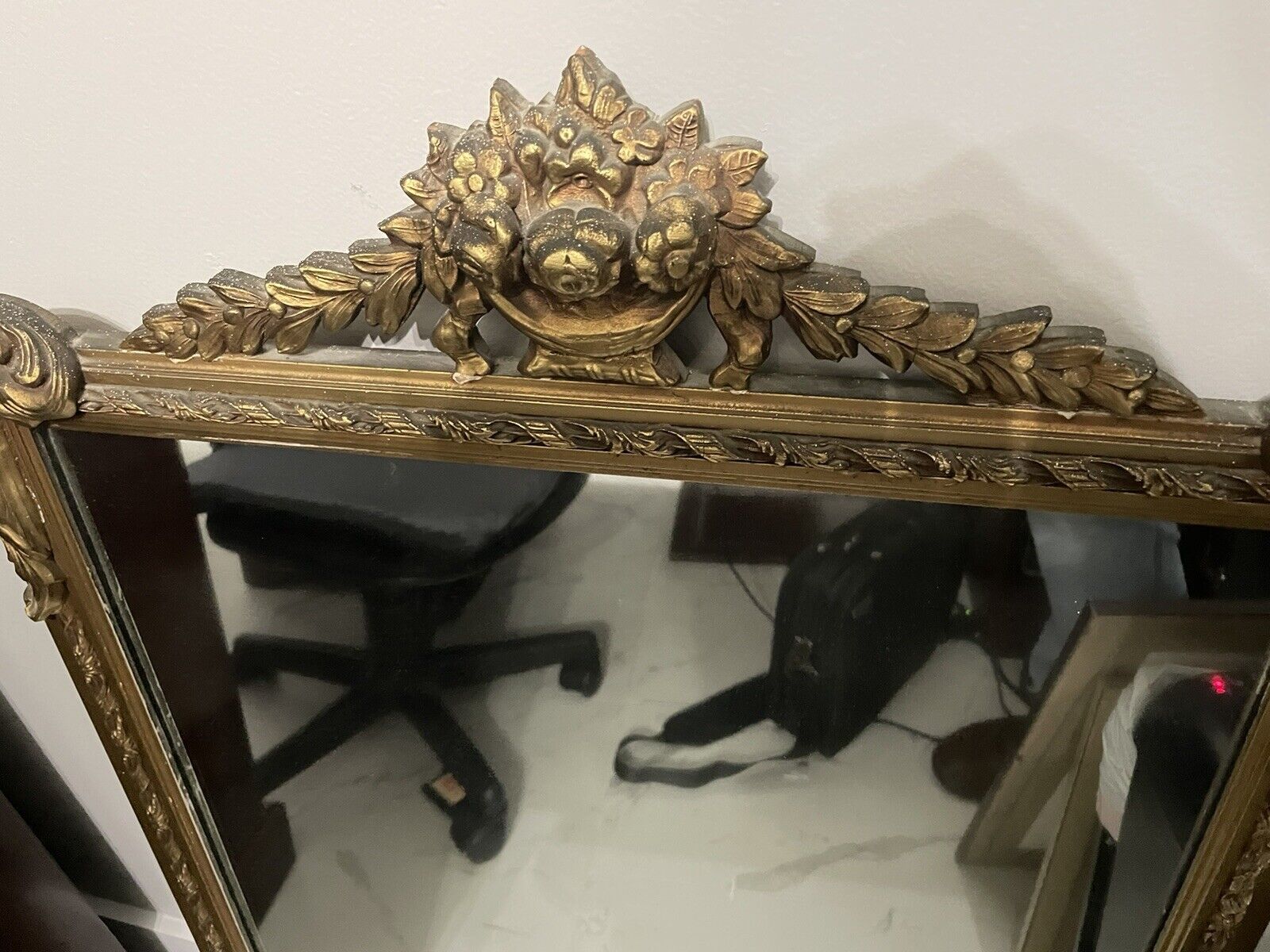 Haunted Antique mirror found in a wall in Utah from a house built in the 1800’s.