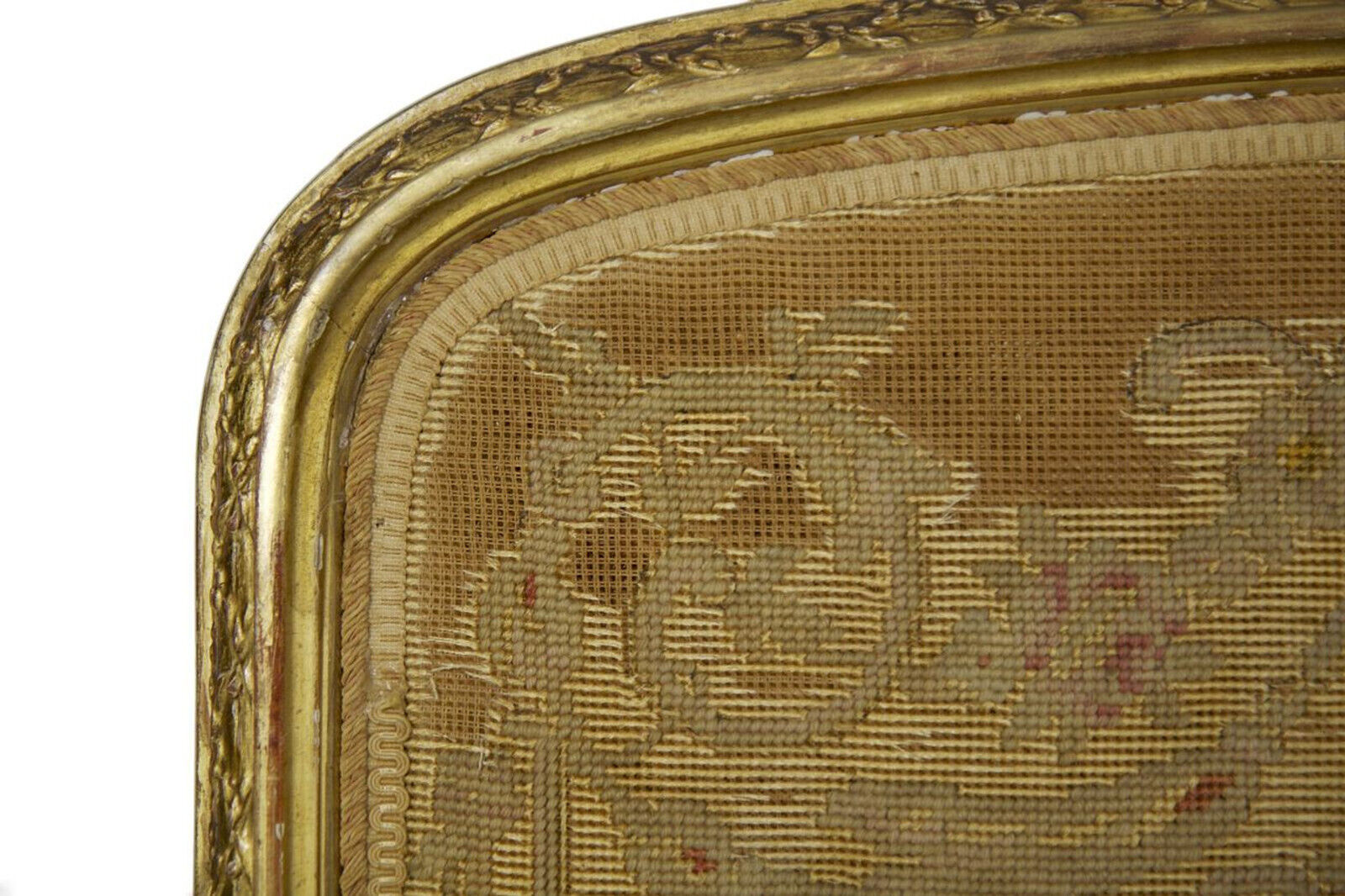 Louis XVI Style Giltwood Needlepoint Firescreen, Circa 1900