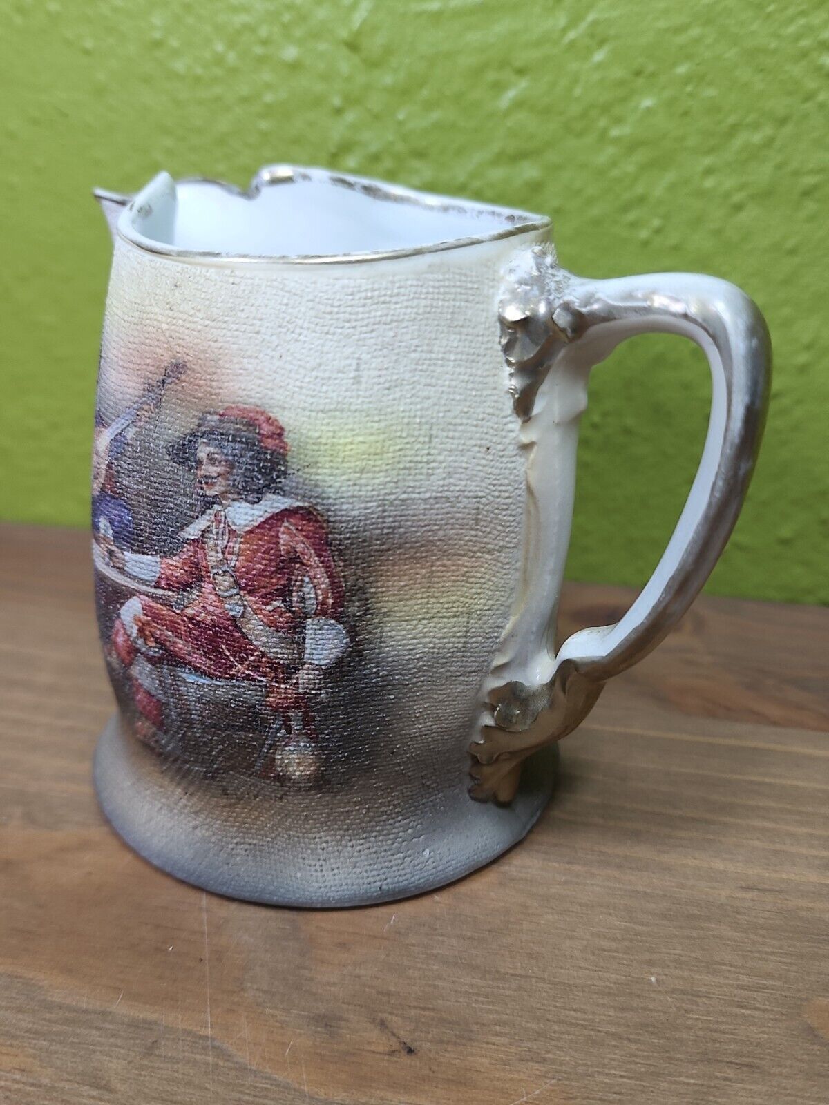Antique Royal Bayreuth Bavaria Tapestry Pitcher