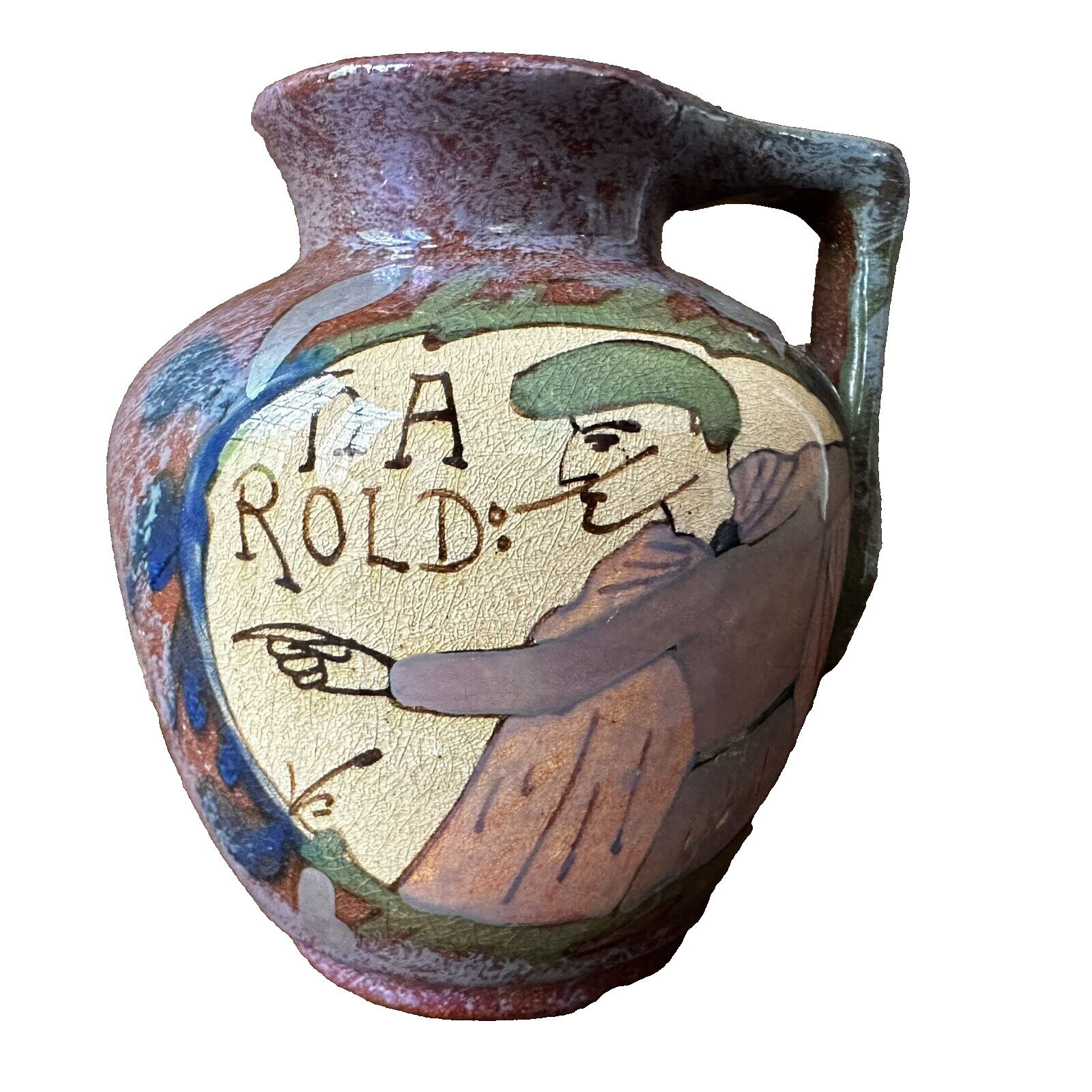 Antique Louis Etienne Desmant Pottery Vase 1900s