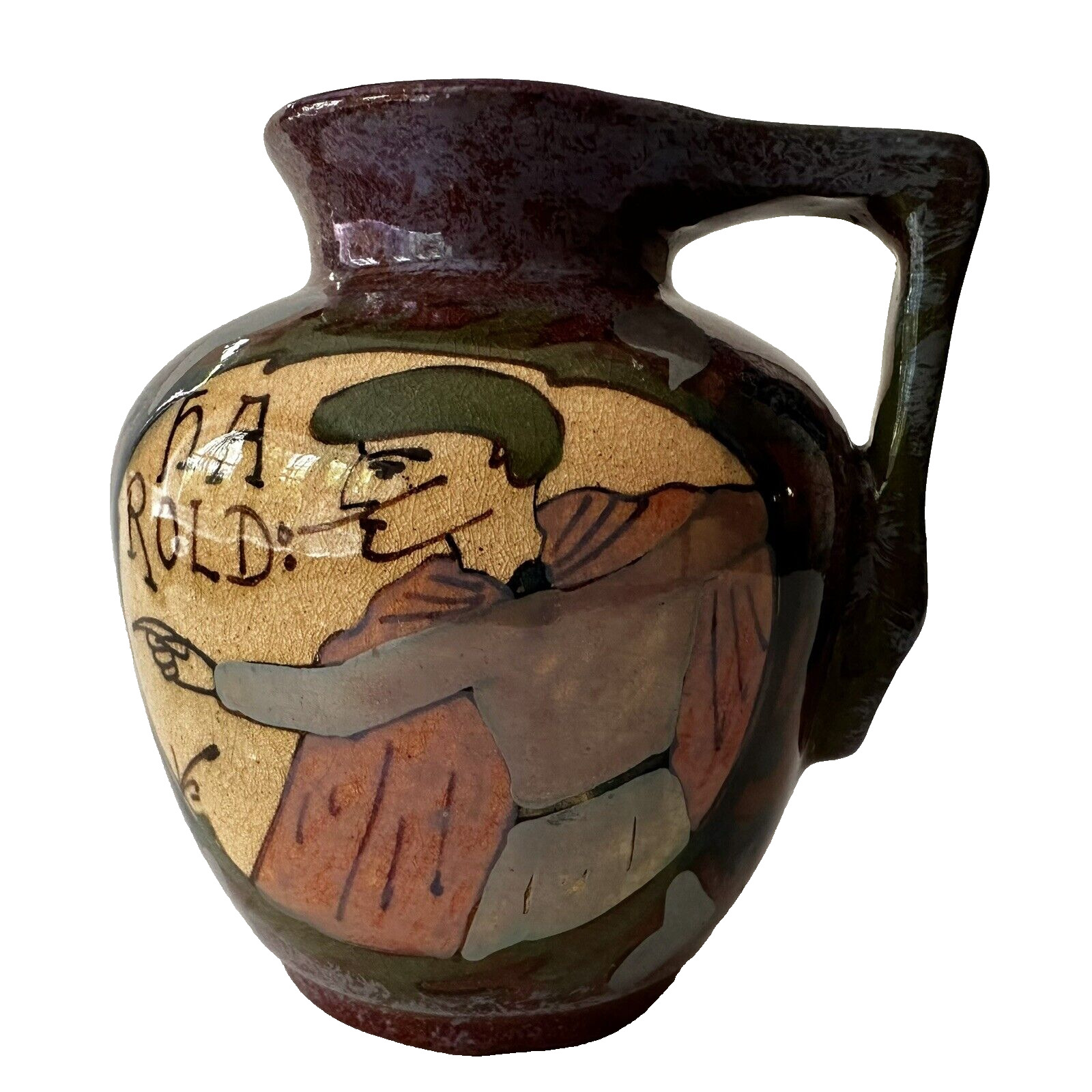 Antique Louis Etienne Desmant Pottery Vase 1900s