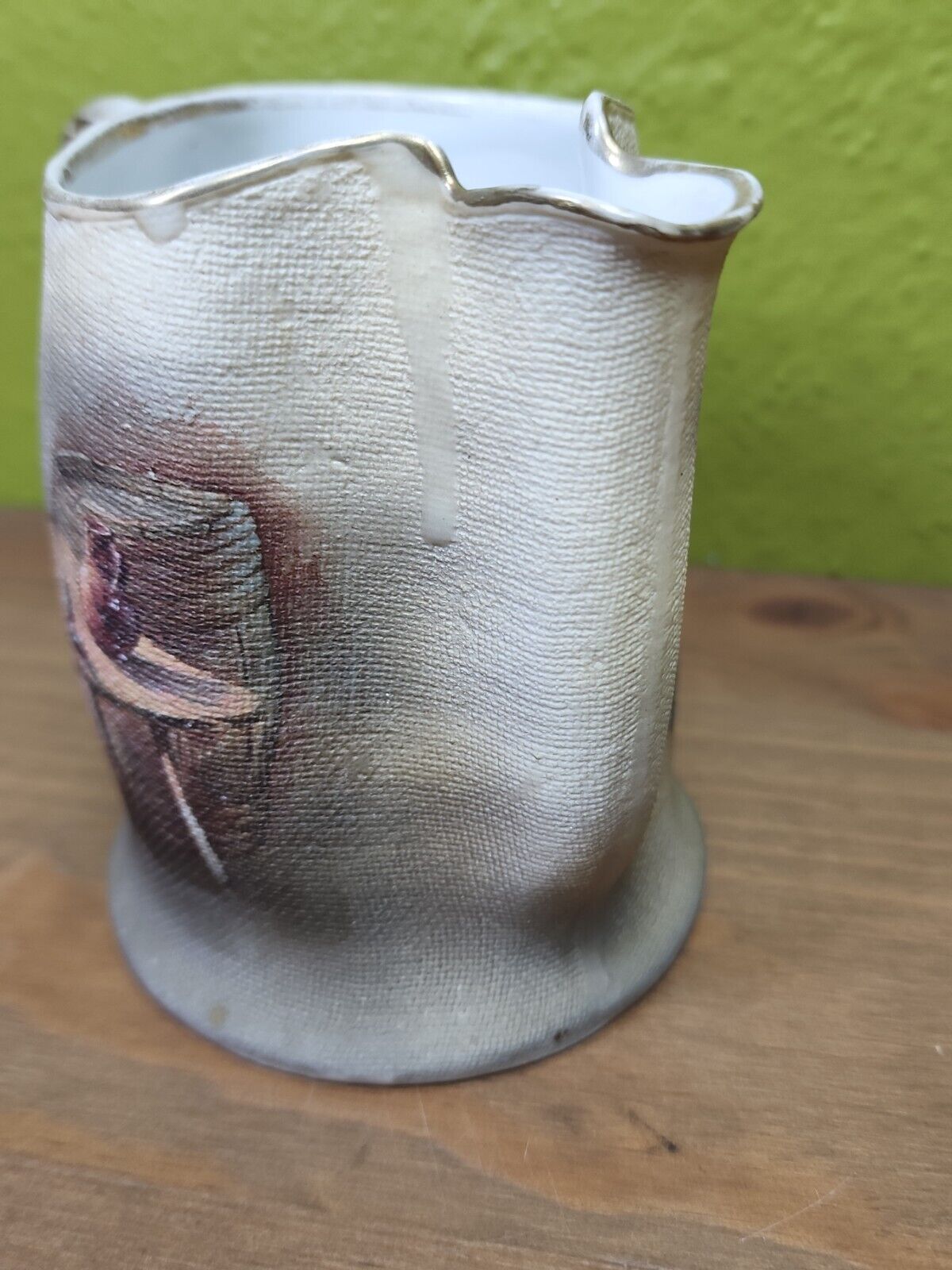Antique Royal Bayreuth Bavaria Tapestry Pitcher
