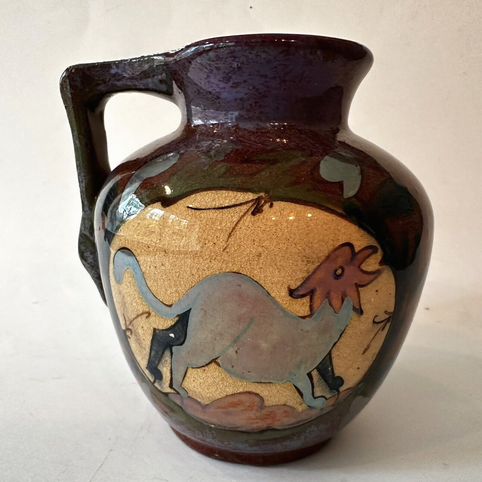 Antique Louis Etienne Desmant Pottery Vase 1900s