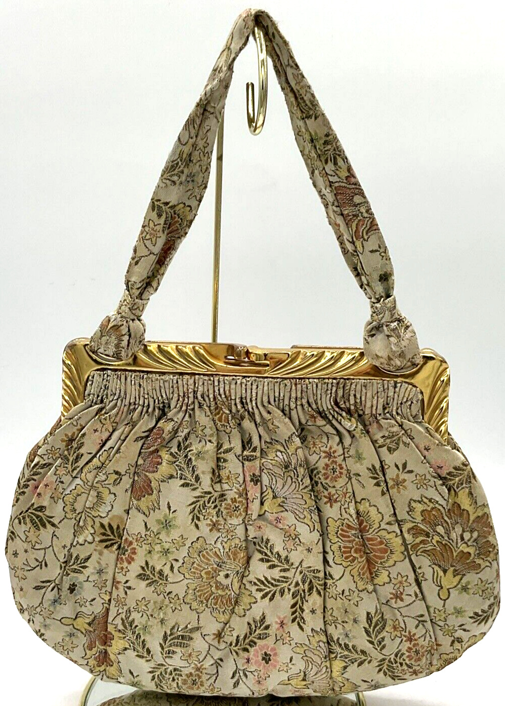 Vintage Floral Tapestry Purse by Bergdorf Goodman