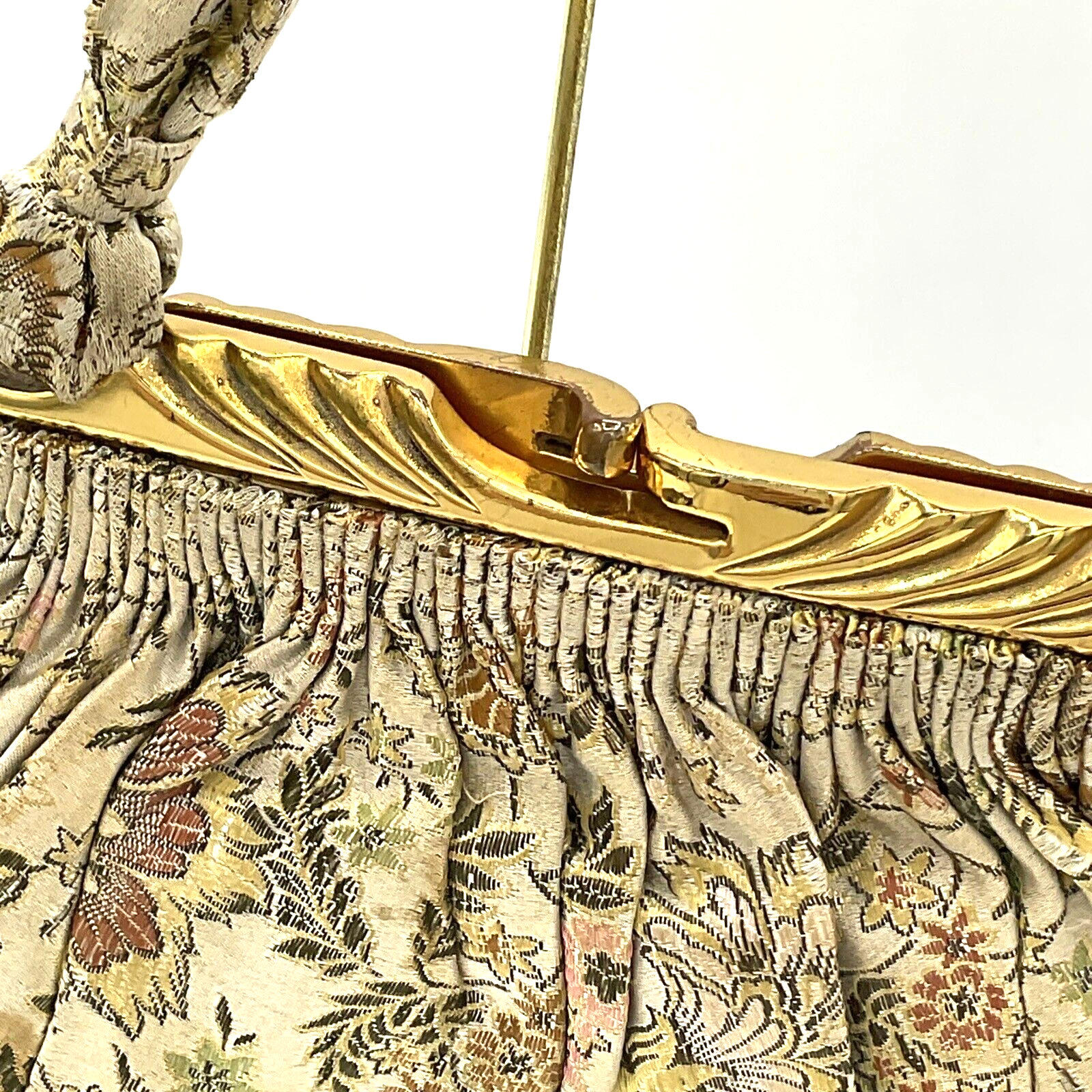 Vintage Floral Tapestry Purse by Bergdorf Goodman