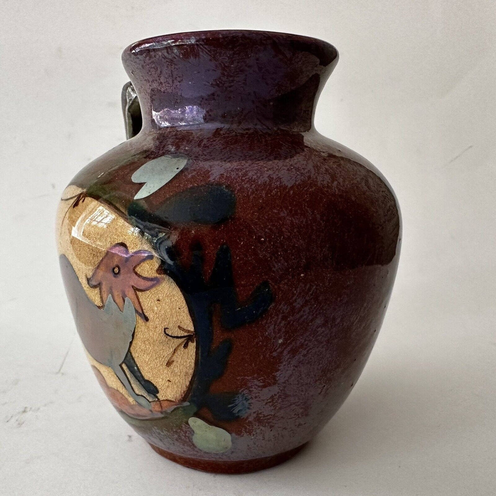 Antique Louis Etienne Desmant Pottery Vase 1900s