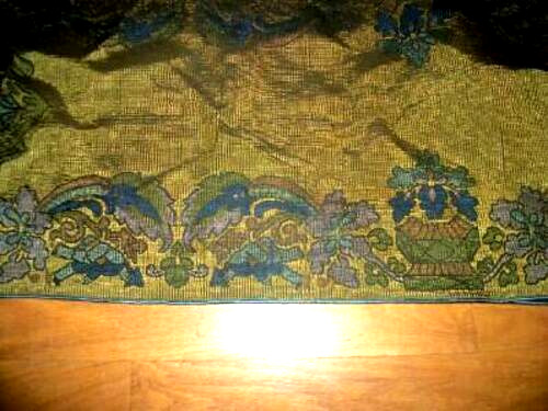Art Deco Reversible Geisha Tapestry Runner 6ft