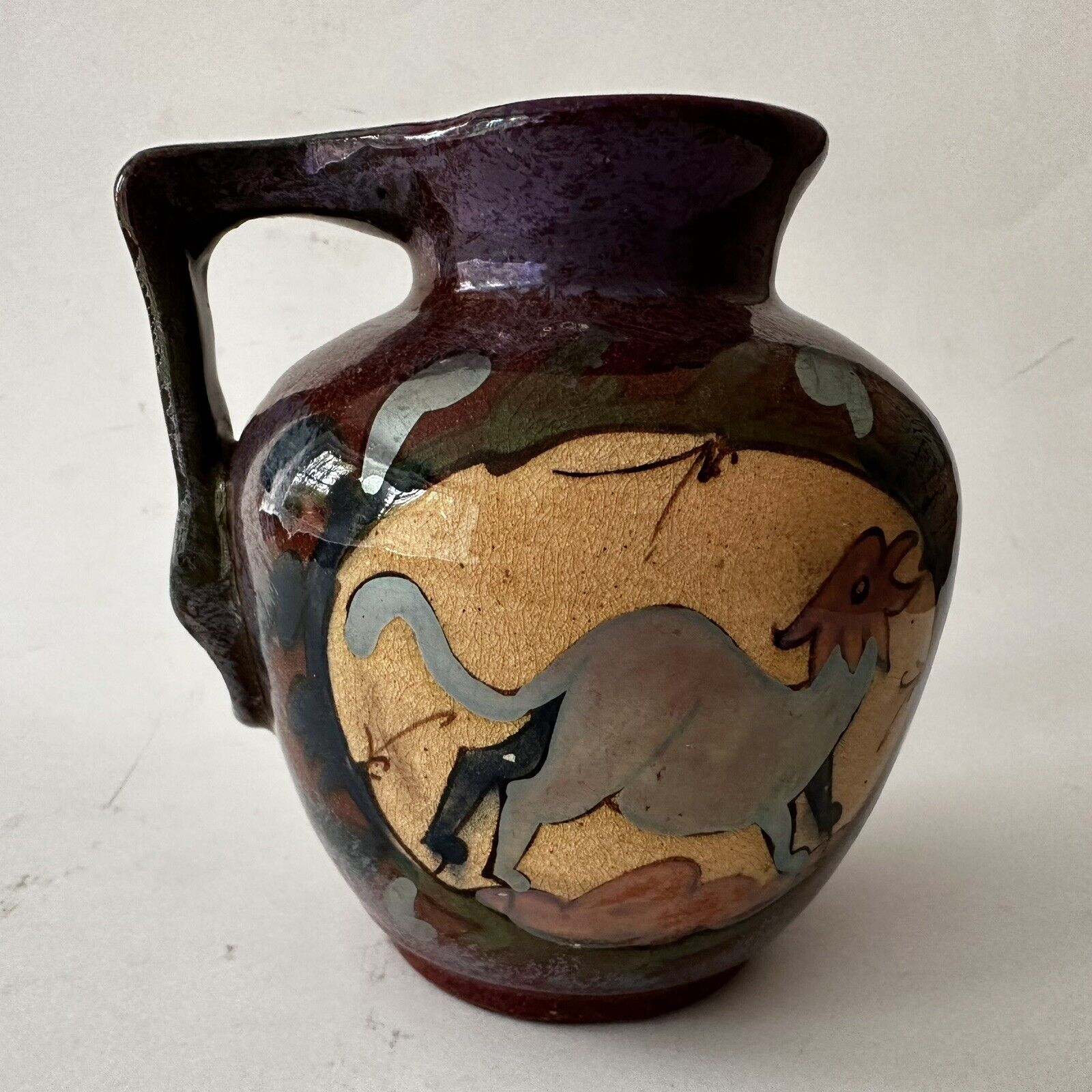 Antique Louis Etienne Desmant Pottery Vase 1900s