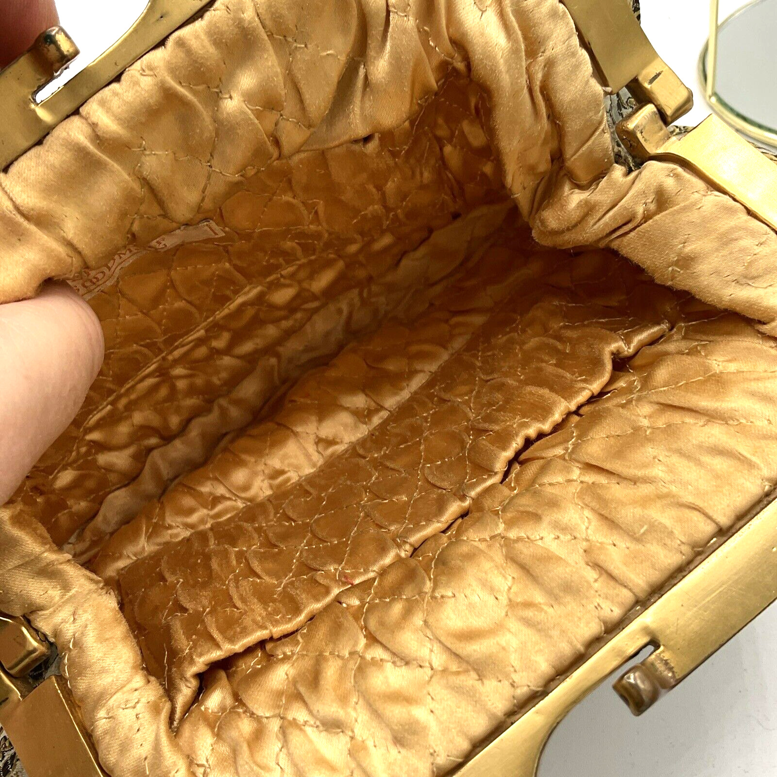 Vintage Floral Tapestry Purse by Bergdorf Goodman