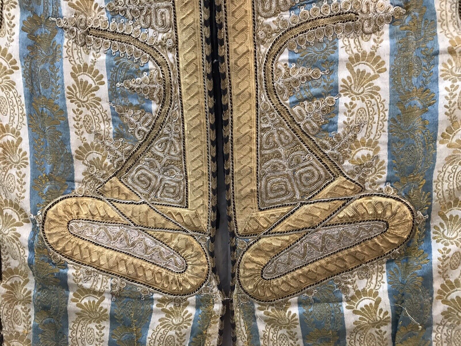 Elegant 1800s Gold & Silver Clergy Robe Art