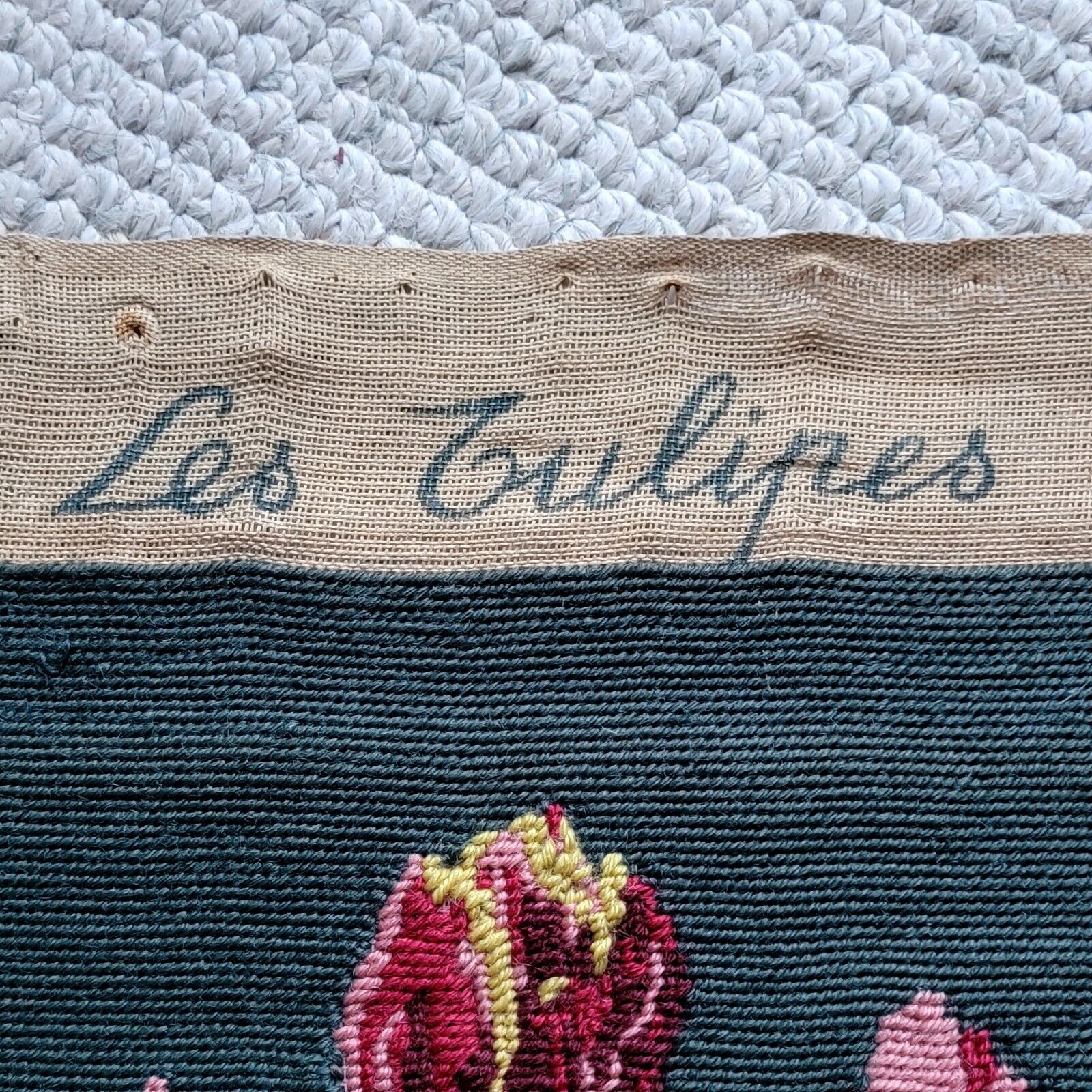 20th Century French Needlepoint Tapestry - Les Tulipes