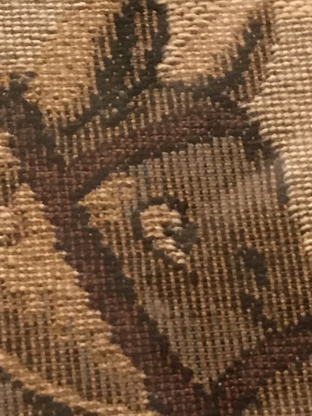 Antique 1800s German St. Nicholas Tapestry