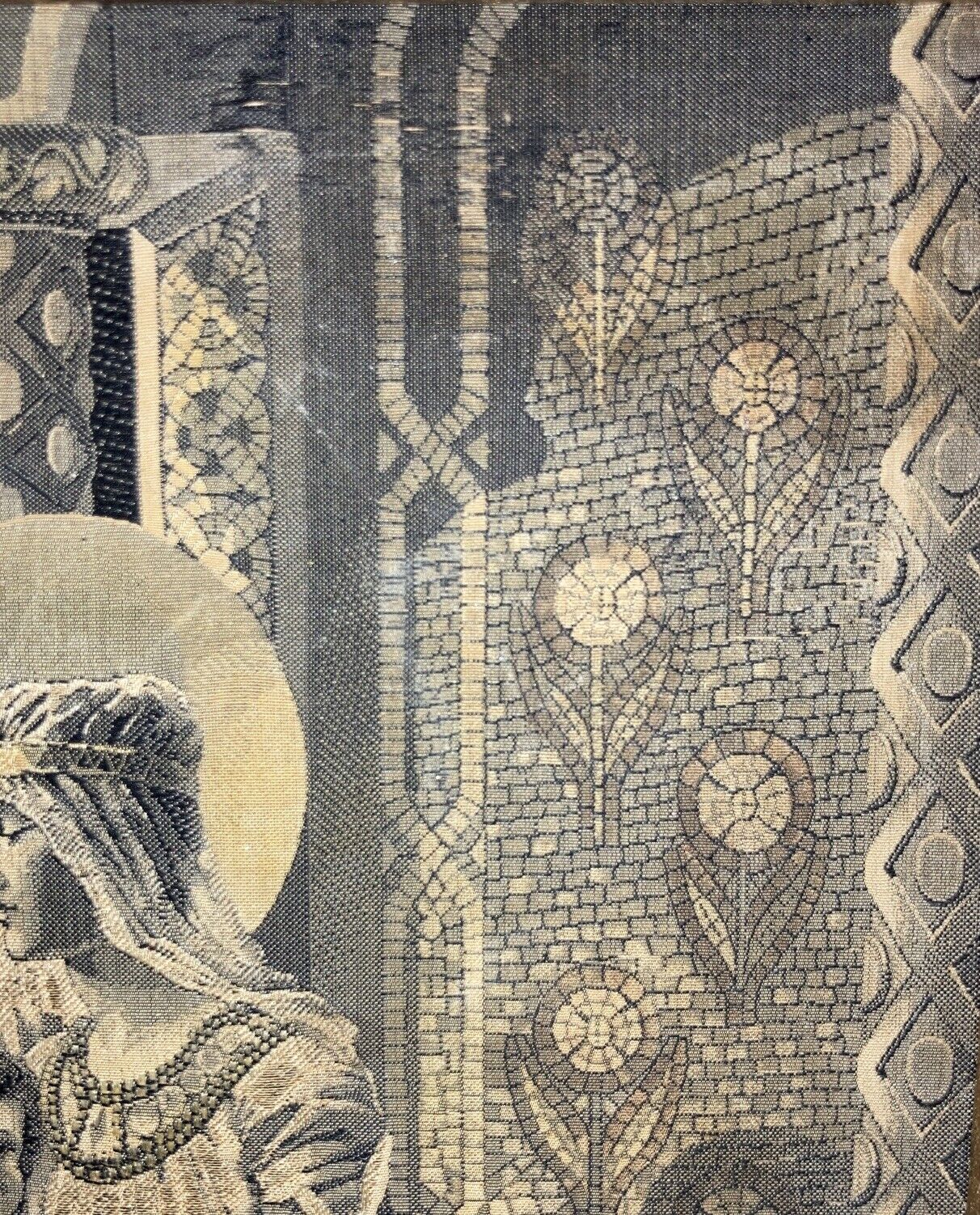 19th Century Maria Virgo Stevengraph Silk Art