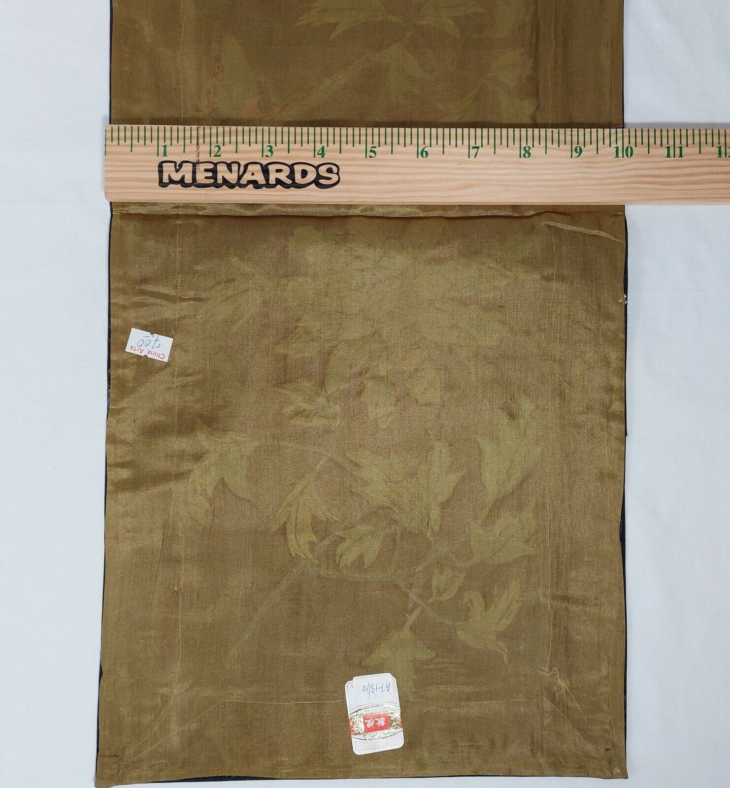 19th Century Chinese Silk Tapestry with Butterfly Design