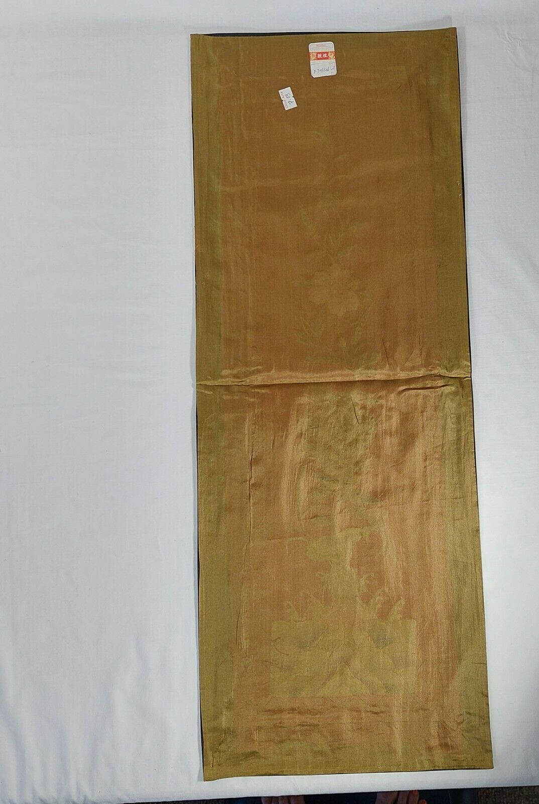 19th Century Chinese Silk Tapestry with Red Bird