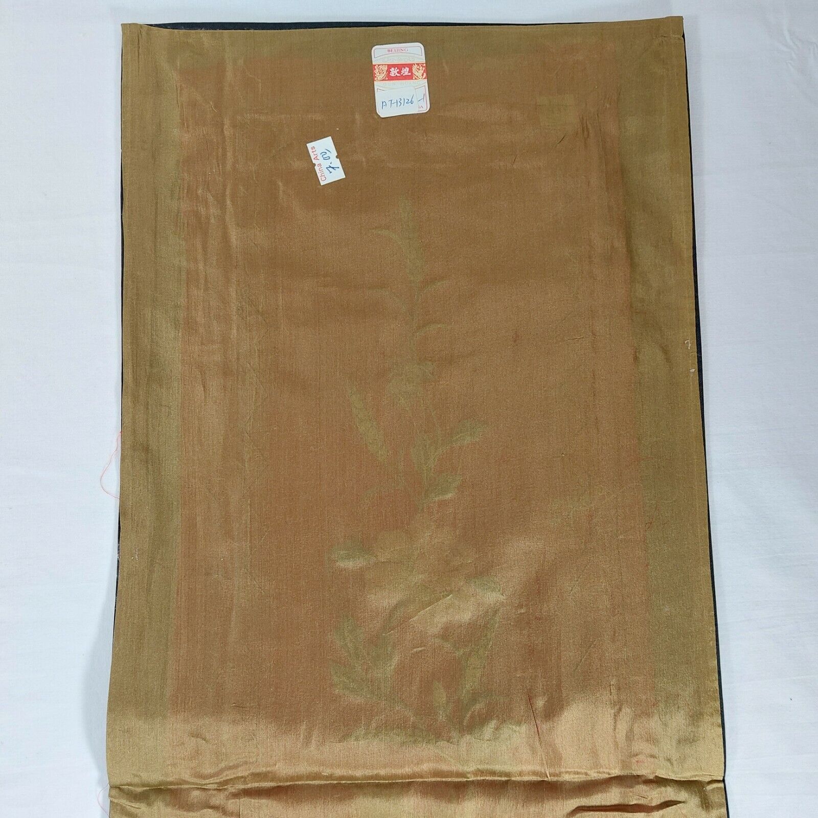 19th Century Chinese Silk Tapestry with Red Bird