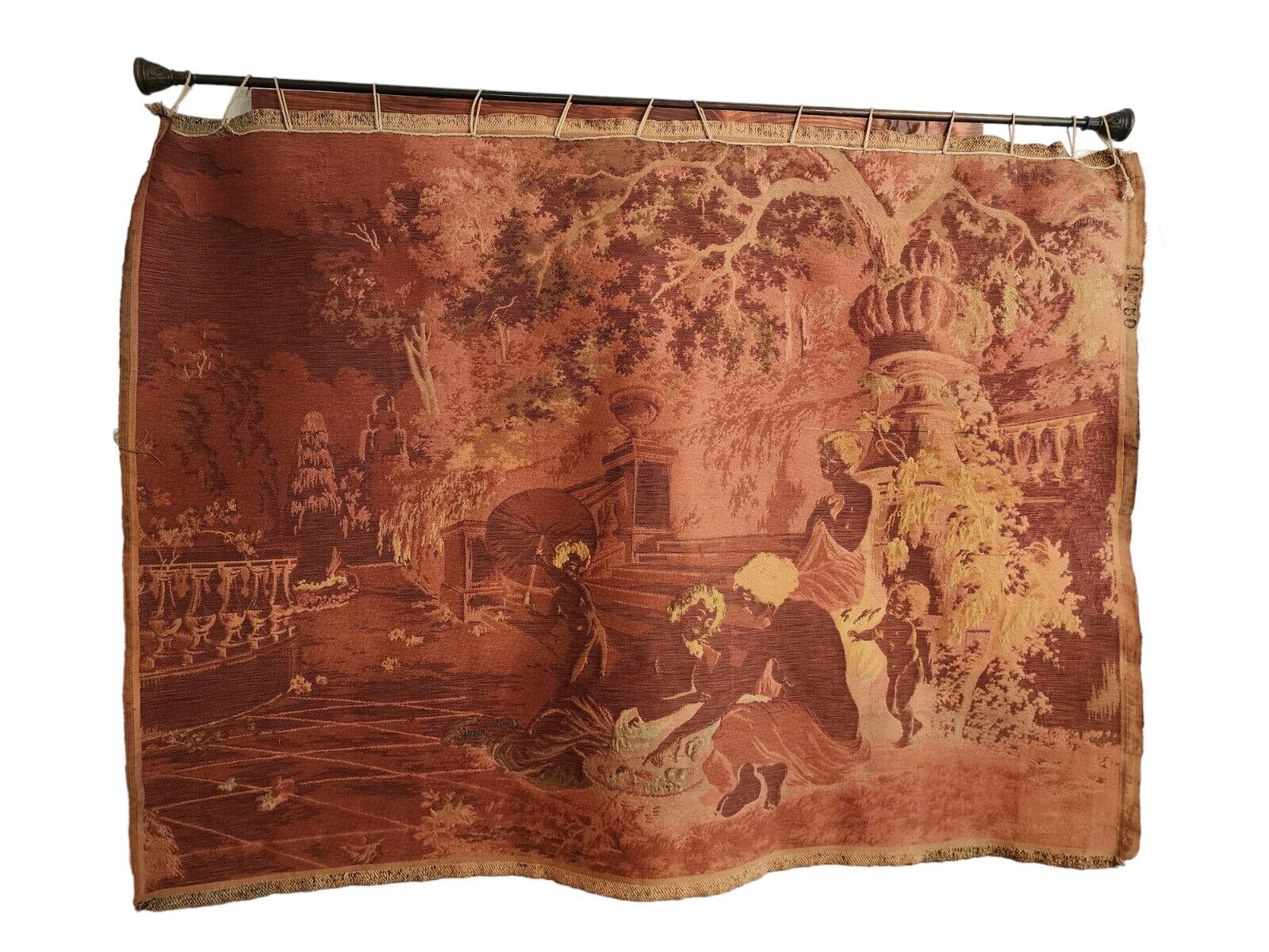 Antique French Woven Wall Tapestry by Albert Fourie