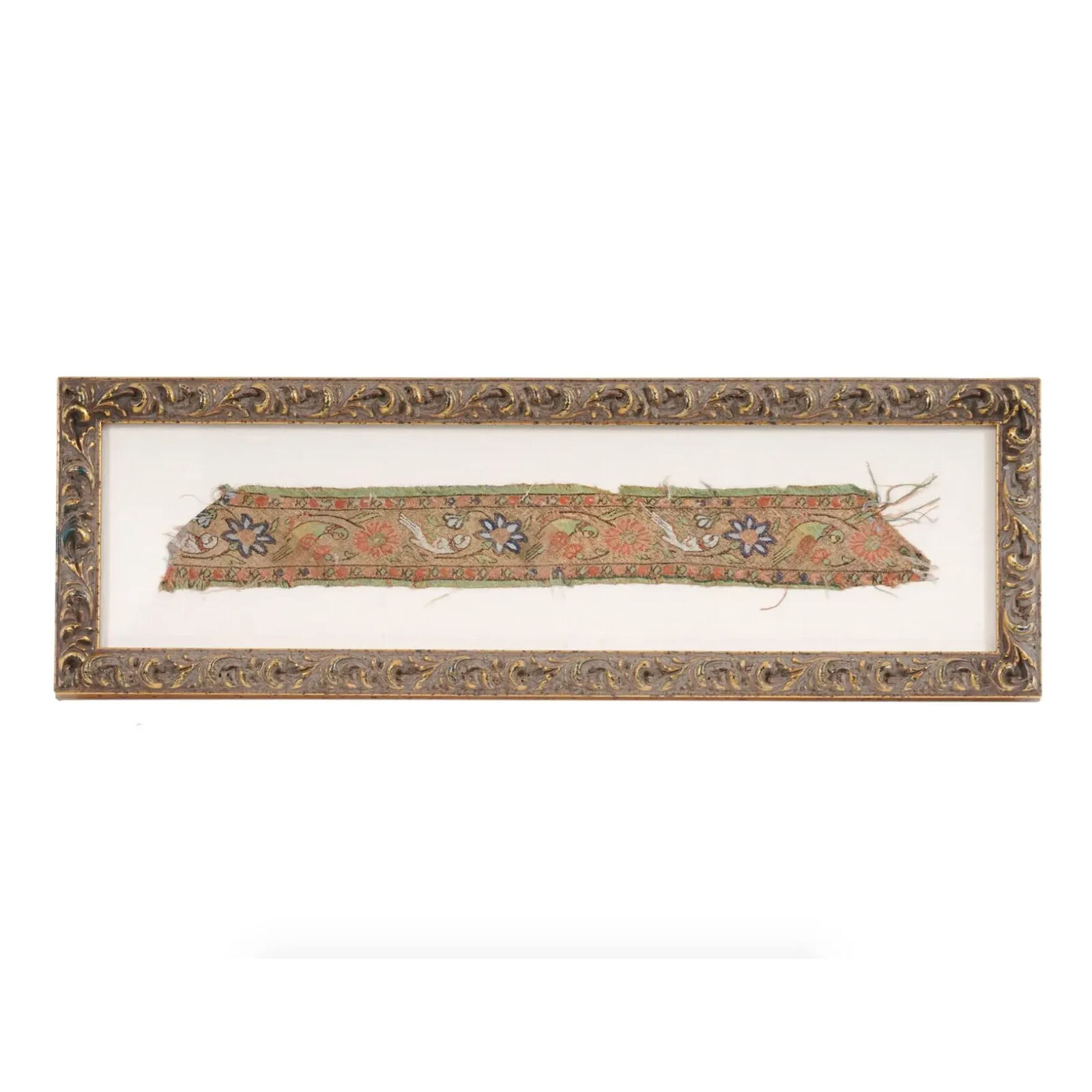 Persian Safavid Silk Textile Fragment - Antique Treasure