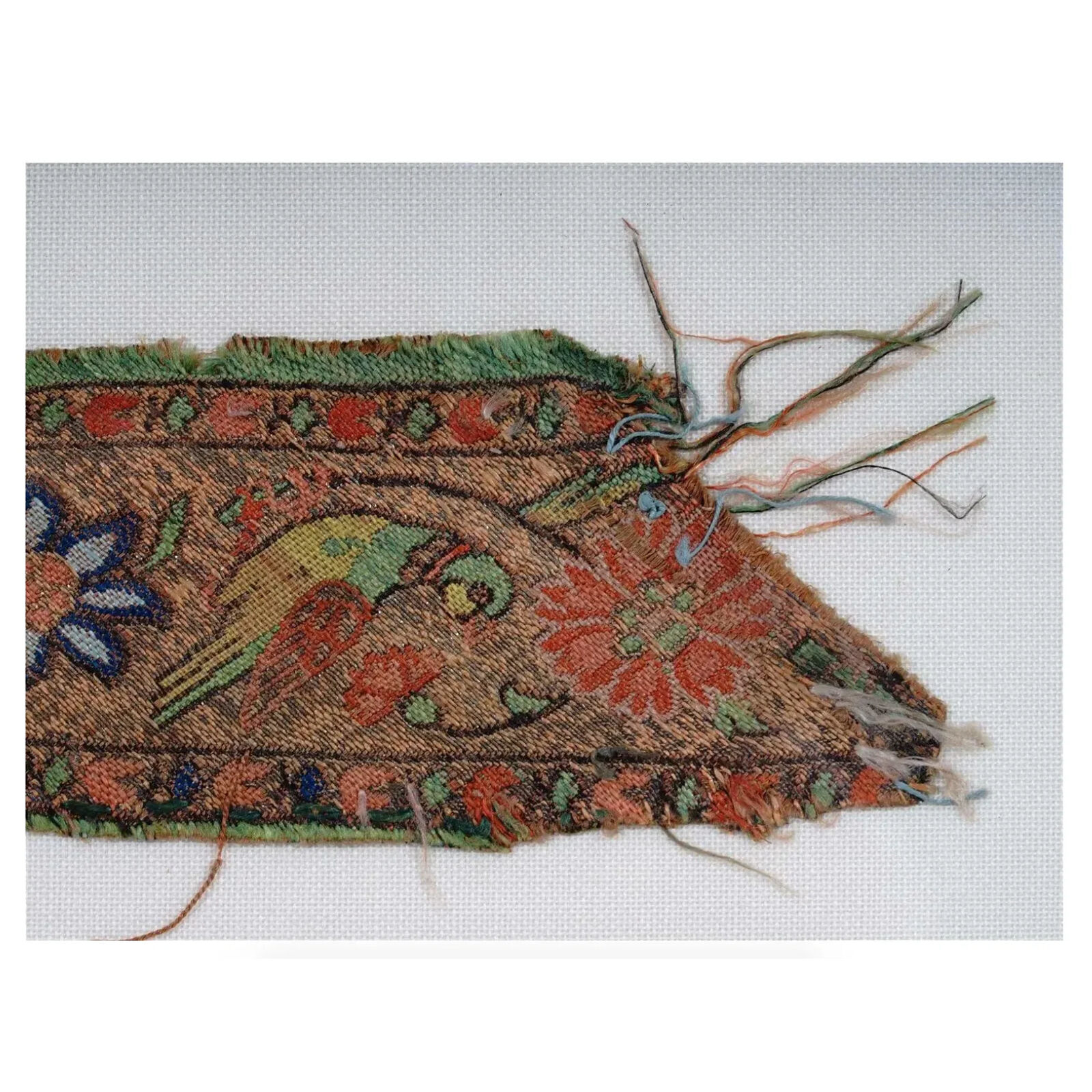 Persian Safavid Silk Textile Fragment - Antique Treasure