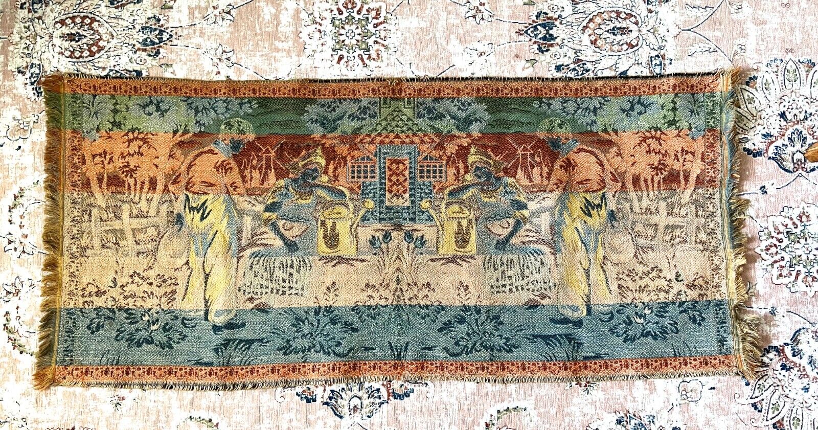 1800s Dutch Tapestry with Authenticity Letter