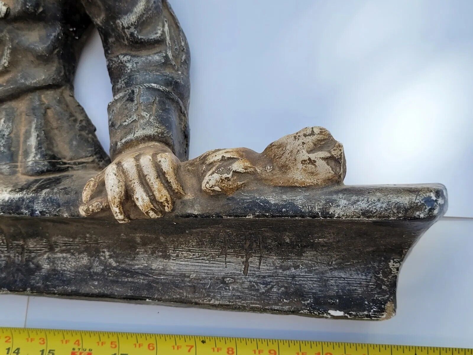 Victorian Antique Wall Mantle Shelf Topper 1800s