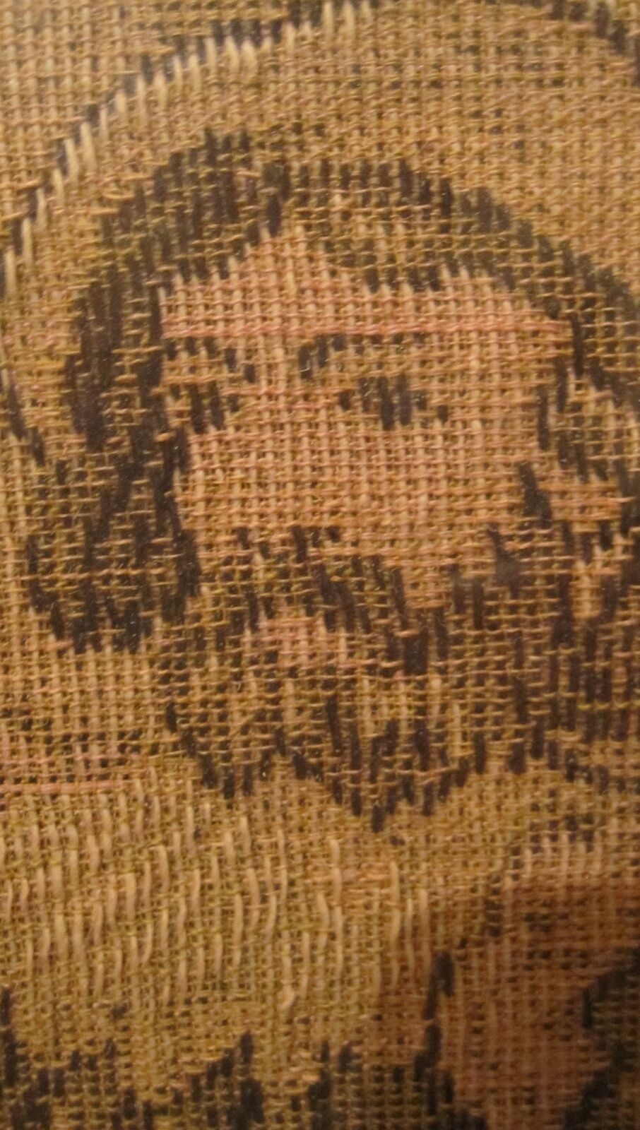 Original 1800s Hand Sewn Figural Needlepoint Tapestry