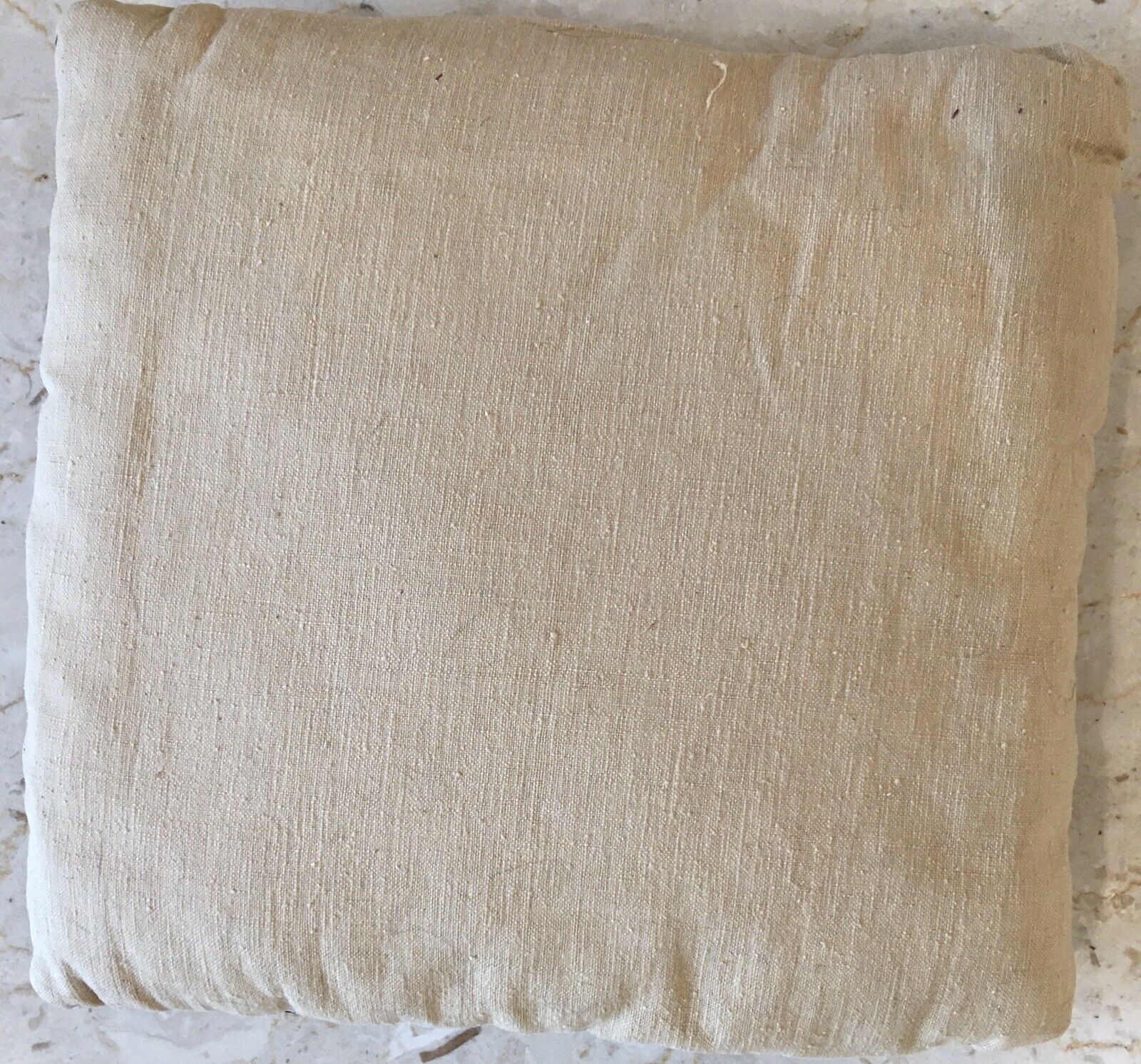 Italian 18th Century Stumpwork Silk Pillow 12"x11