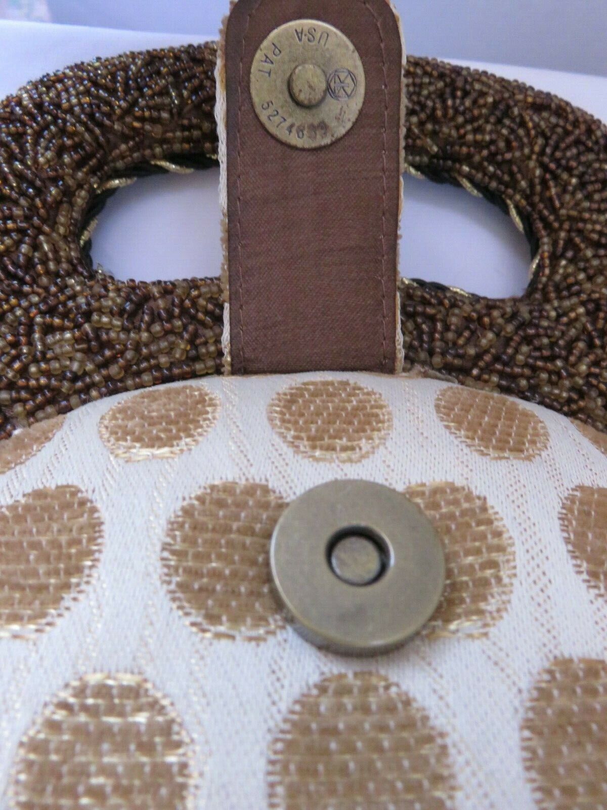 Victorian Steampunk Beaded Tapestry Handbag