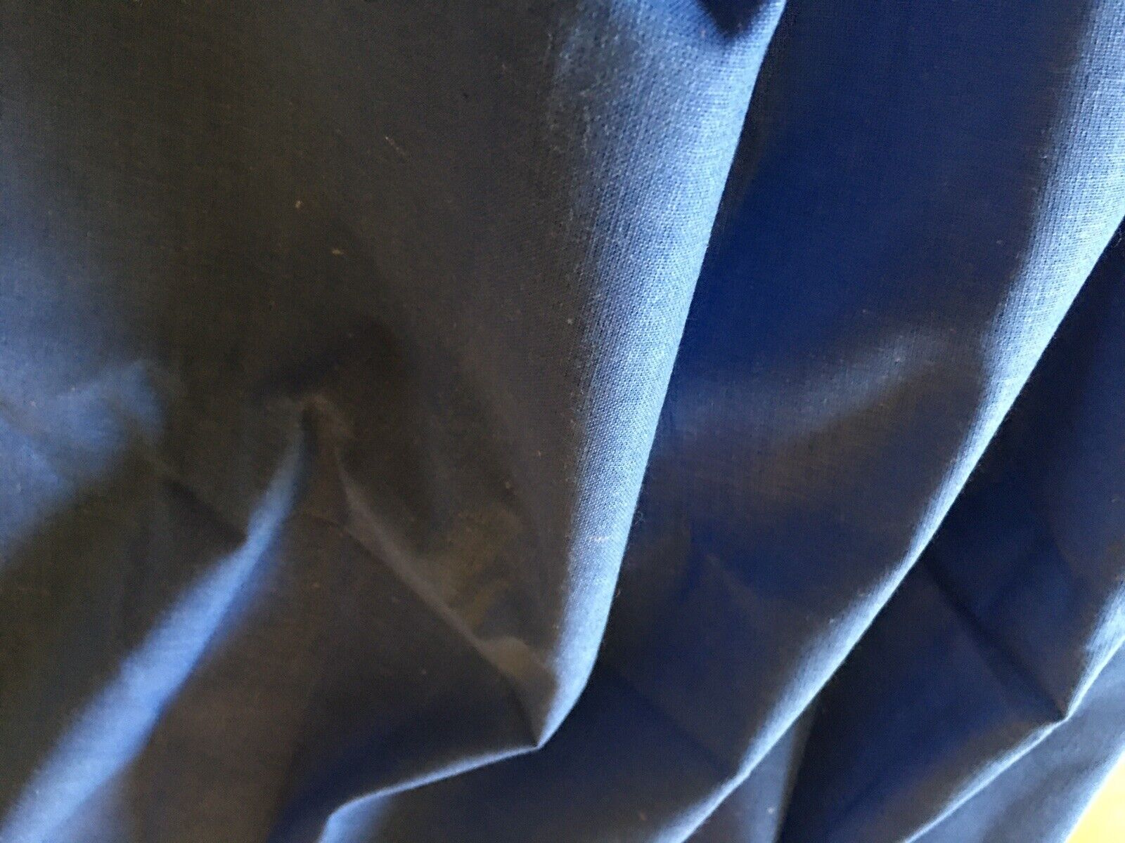 Early 1900s Blue Chambray Cotton Fabric