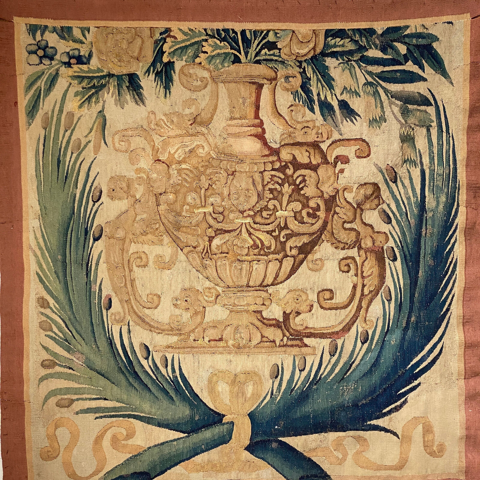 1700s Aubusson Tapestry Wall Hanging - Colorful Heritage