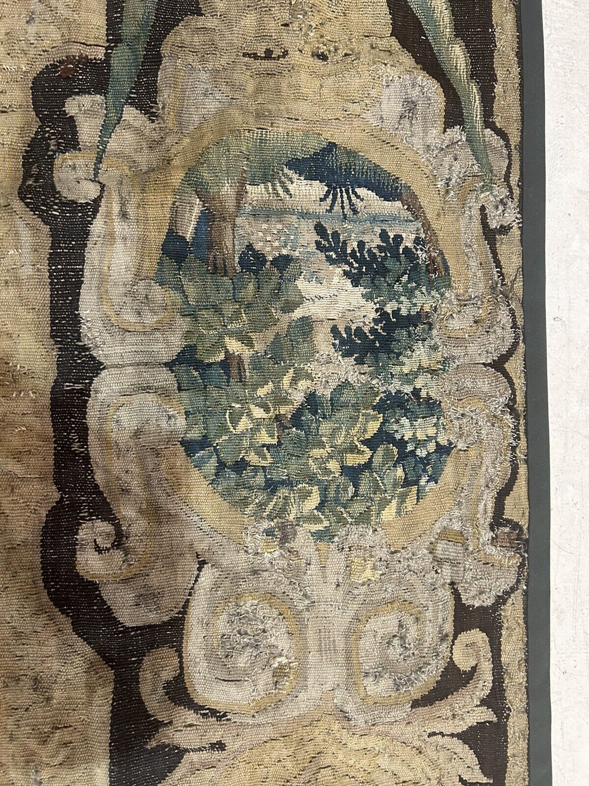 17th Century Flemish Antique Tapestry Piece