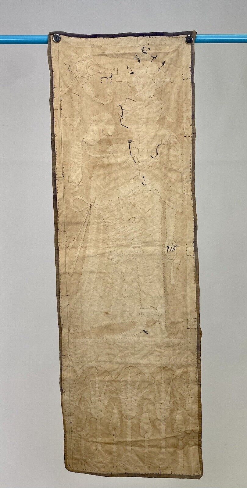 1800s Egyptian God Horus Tapestry Wall Hanging