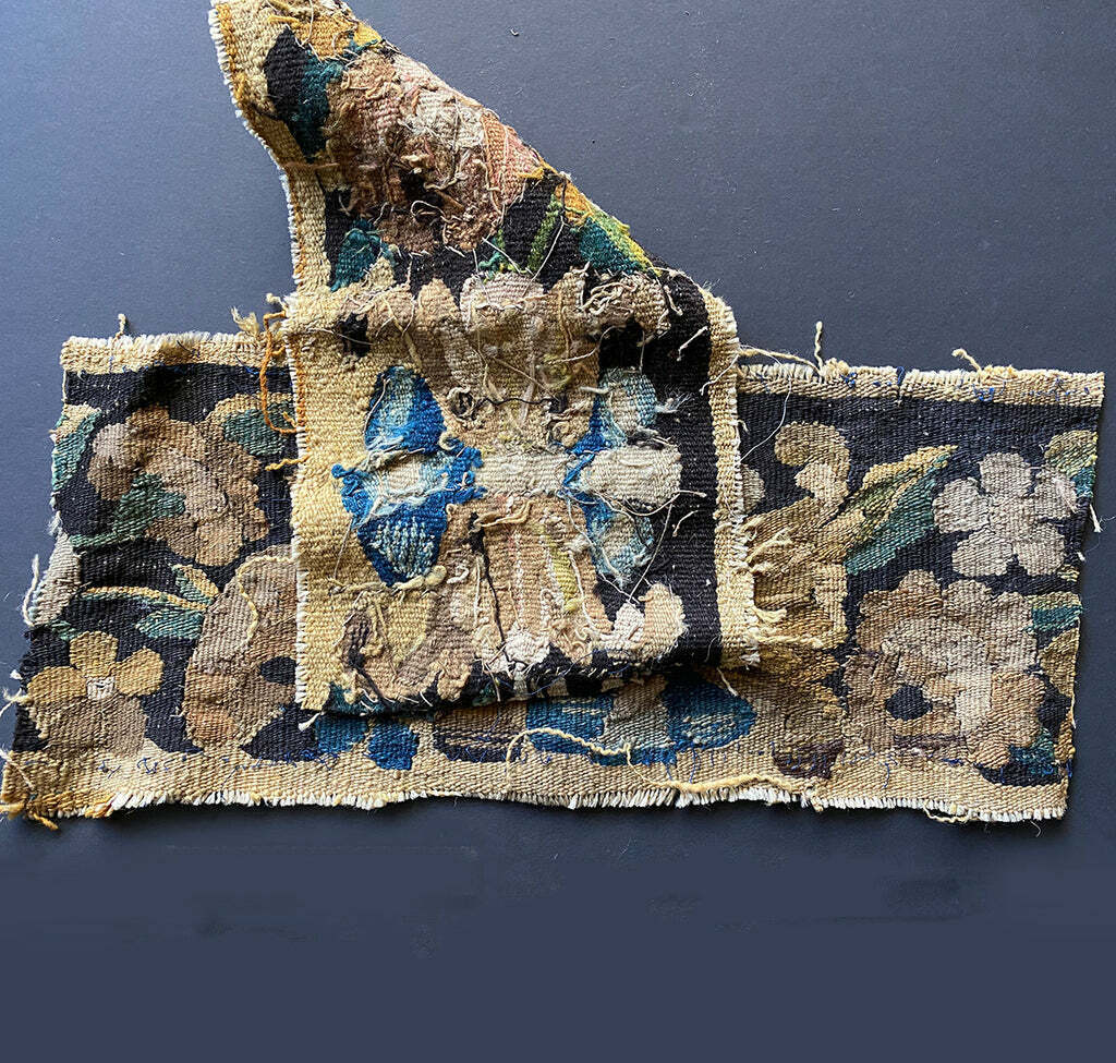 18th Century Aubusson Flemish Tapestry Fragments