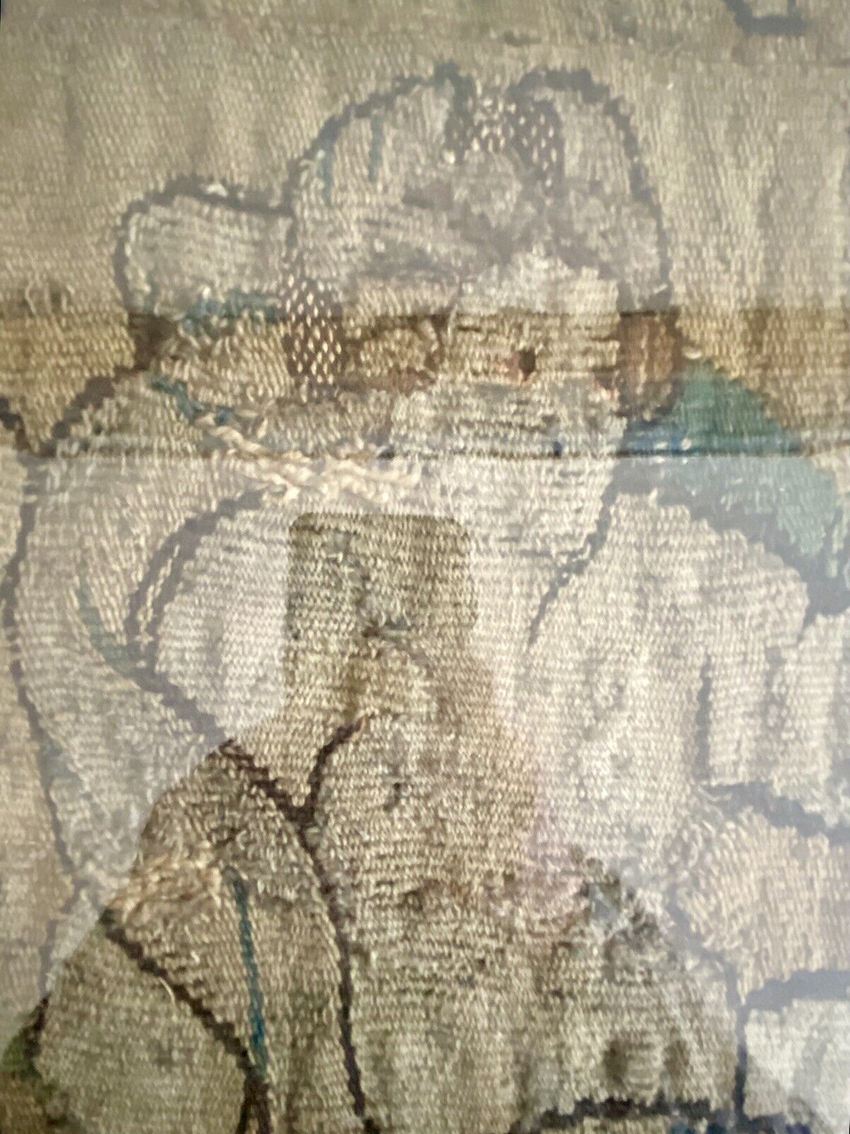 1700s French Renaissance Tapestry Fragment in Frame