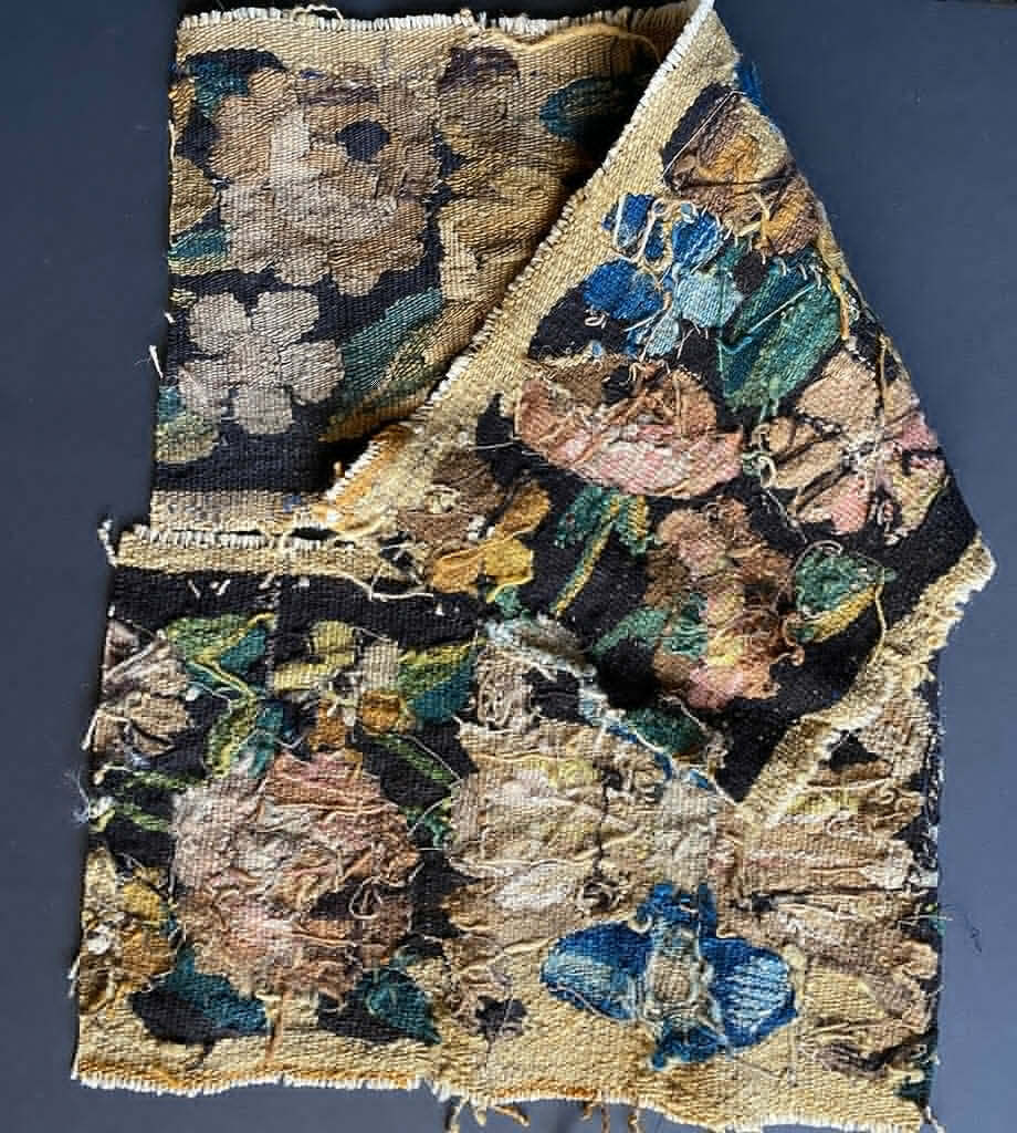 18th Century Aubusson Flemish Tapestry Fragments